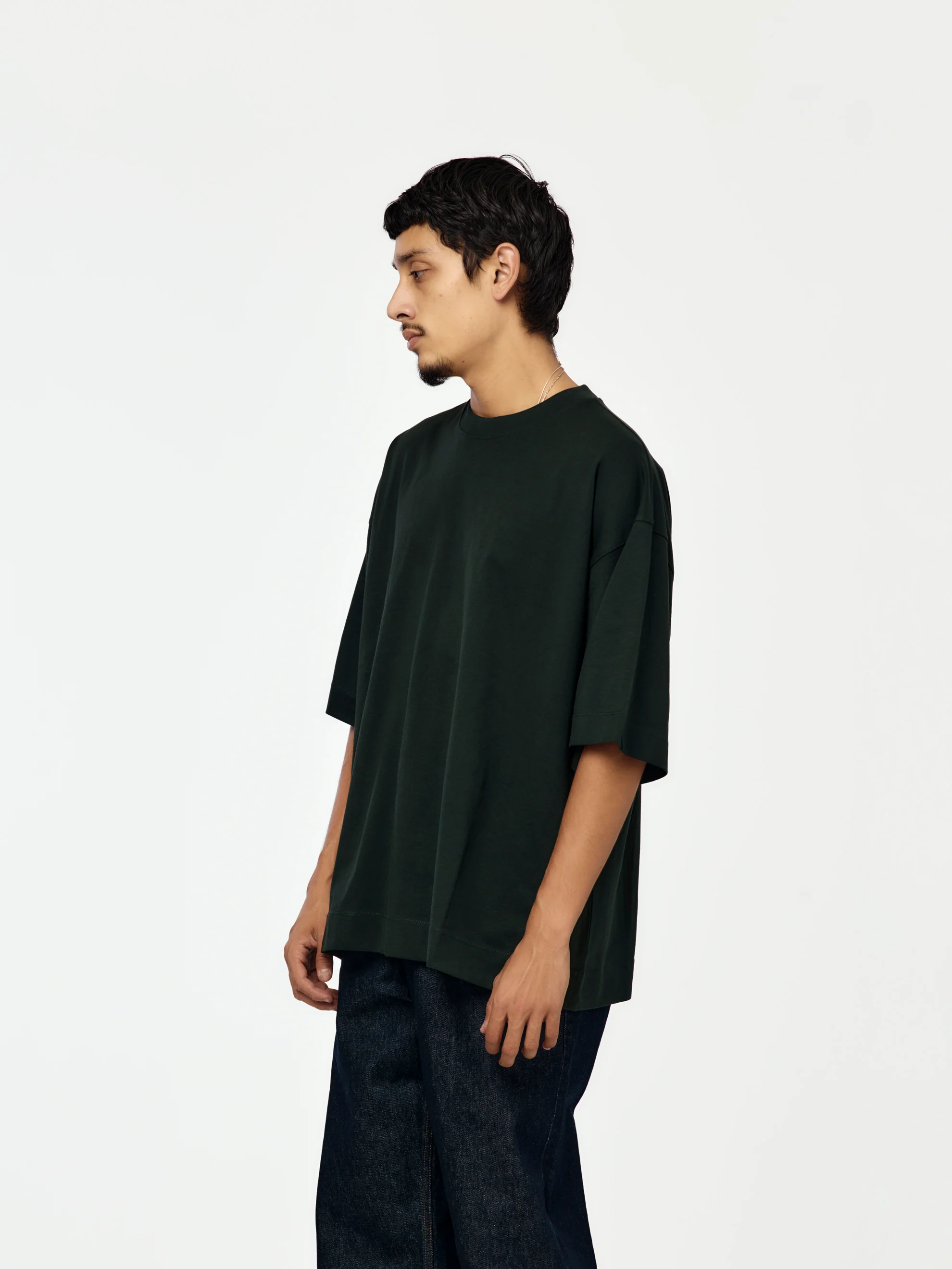 Hen 2603 M.K. SS T-Shirt (Bottle Green) - Image 2