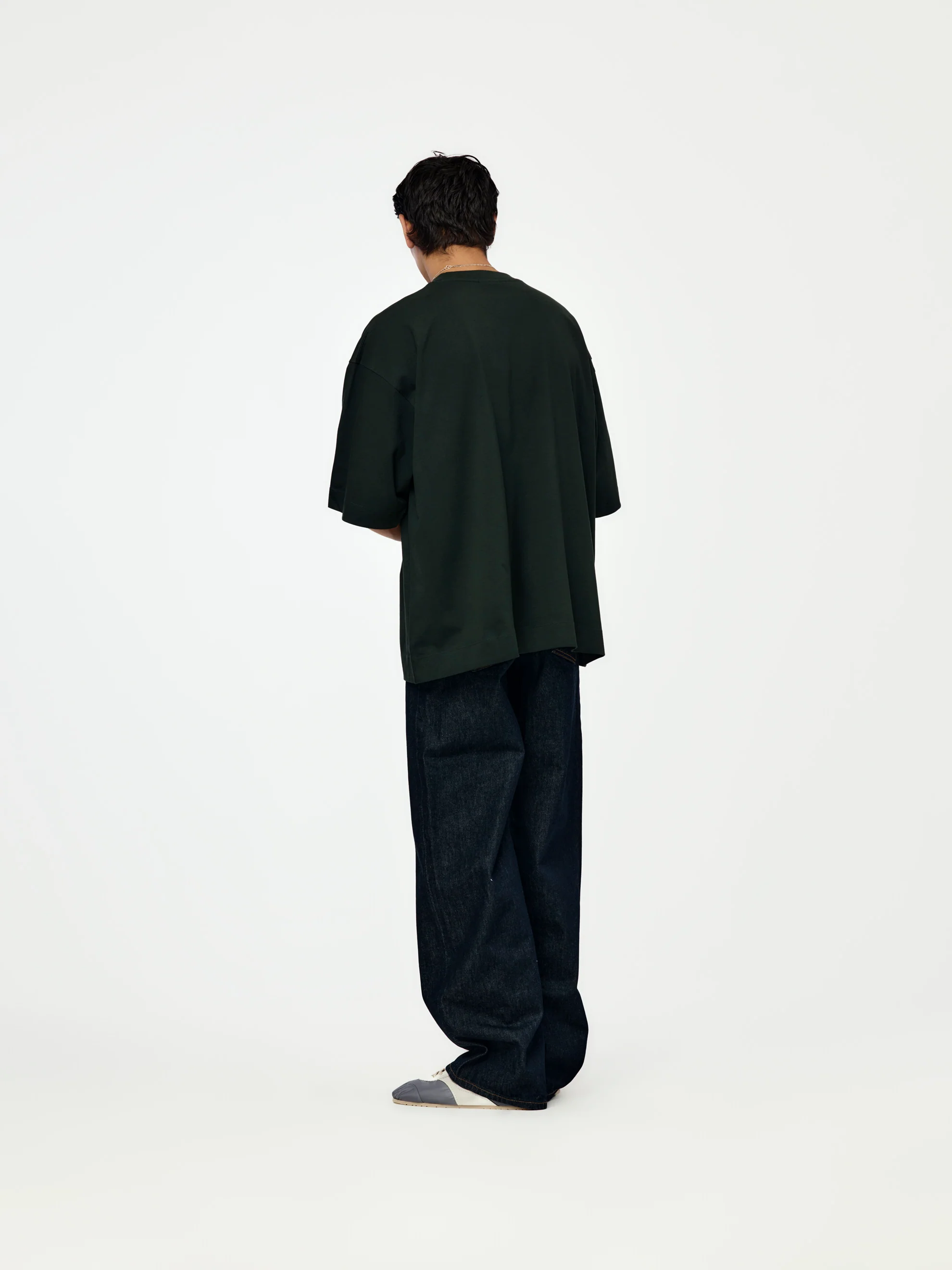 Hen 2603 M.K. SS T-Shirt (Bottle Green) - Image 5