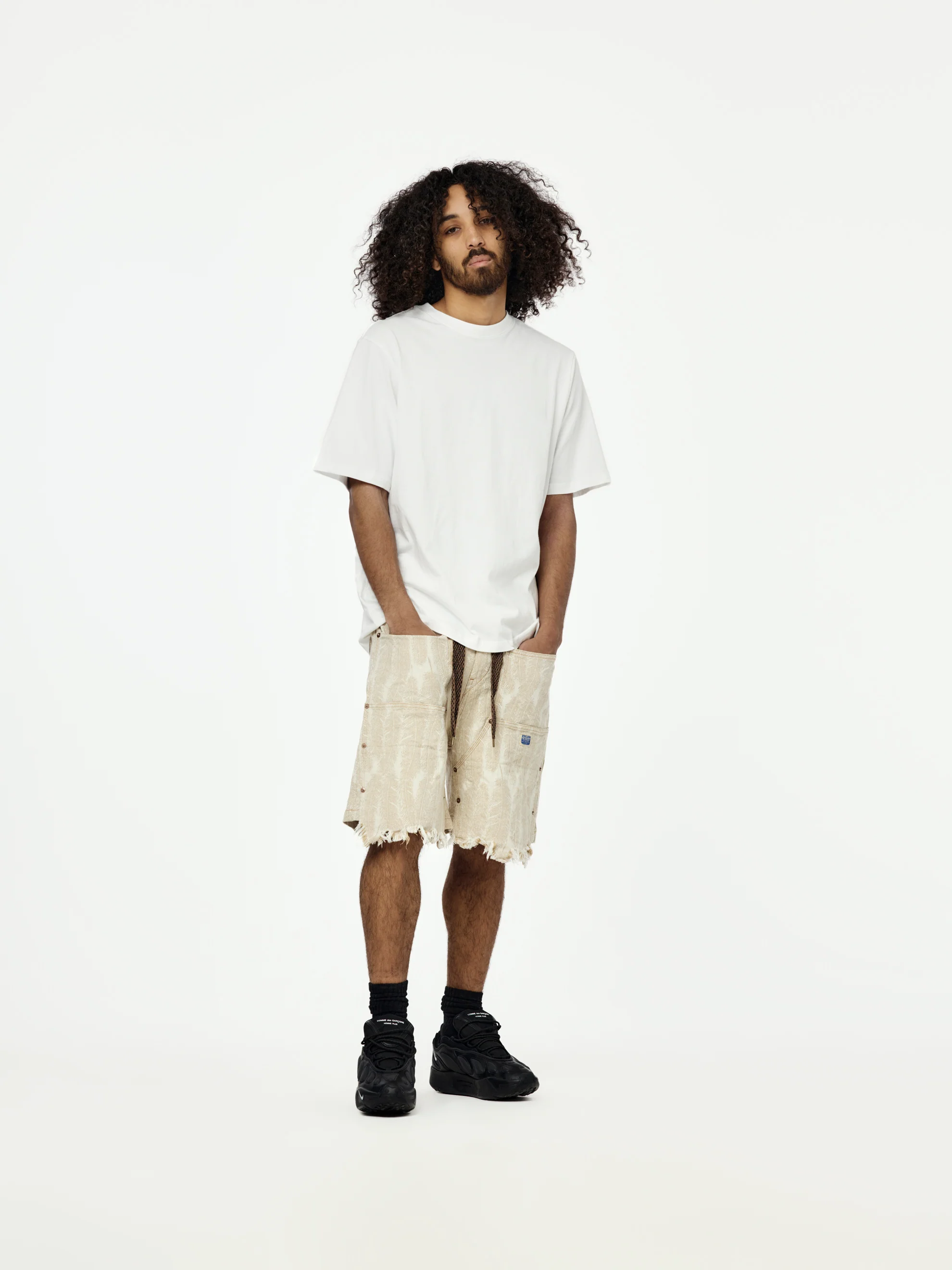 12oz MAGPIE Denim W-Knee EASY Shorts - Image 4