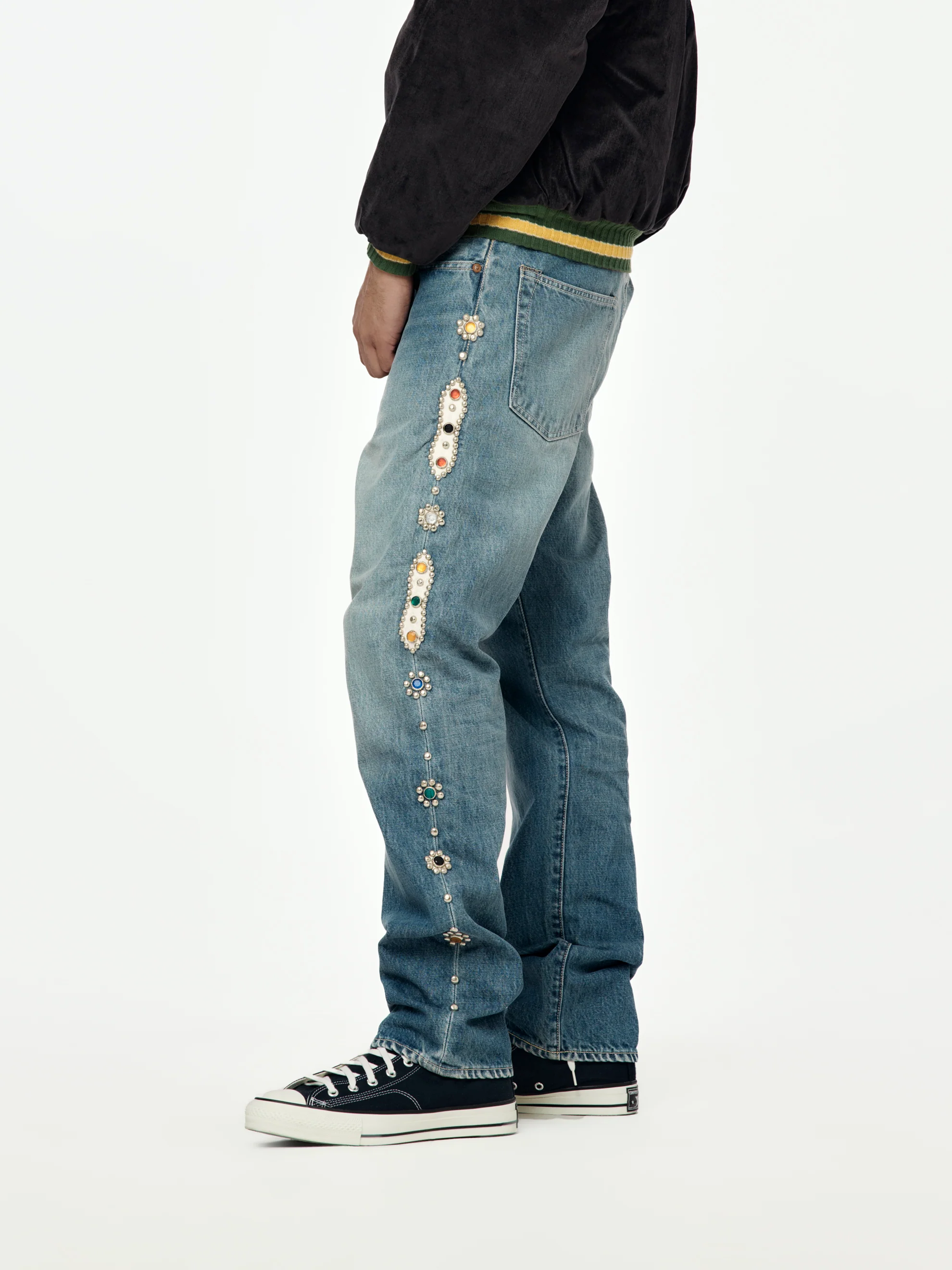 14oz Denim 5p MONKEY CISCO (STUDS) - Image 2