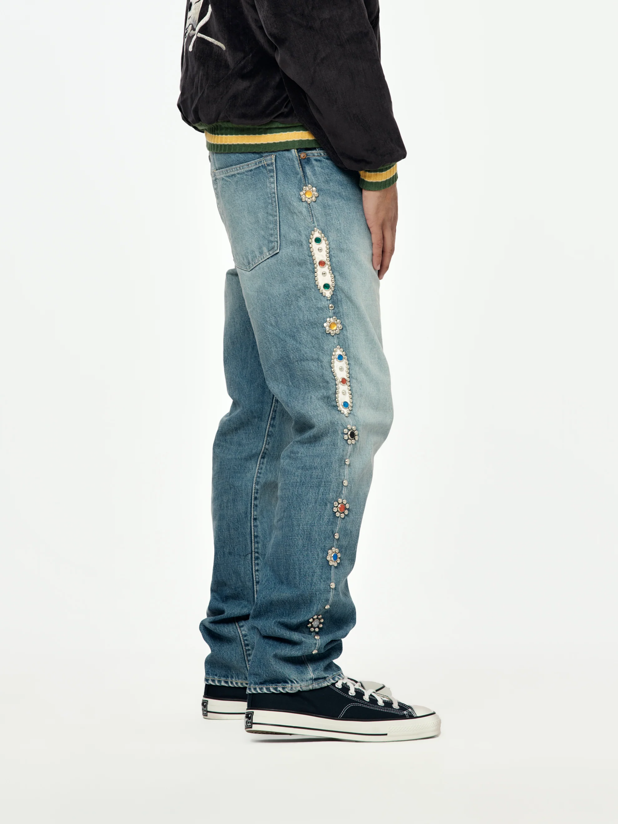 14oz Denim 5p MONKEY CISCO (STUDS) - Image 3