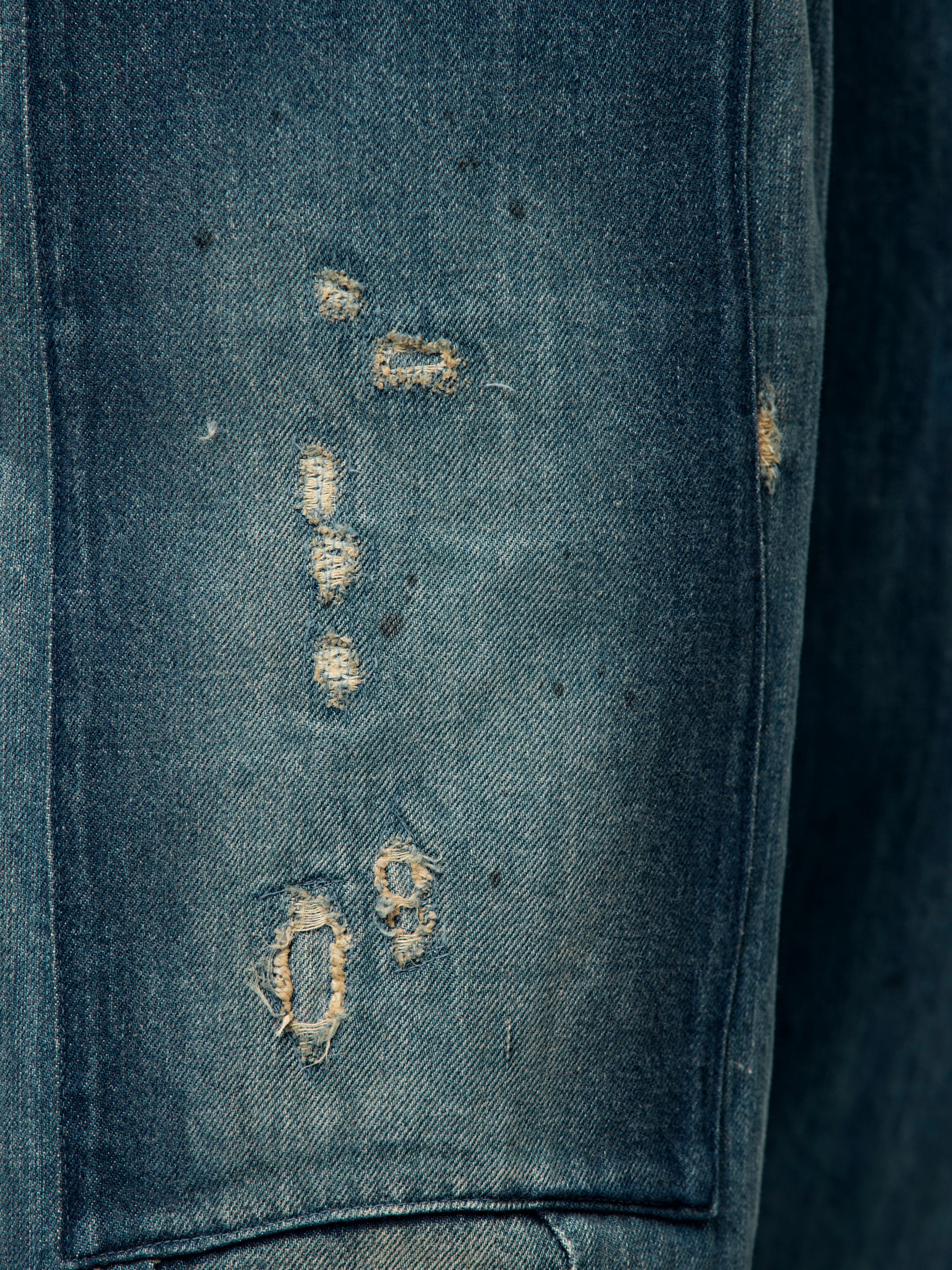 14oz Denim FATIGUE Baggy Pants (RUSHFIELD Remake) - Image 7