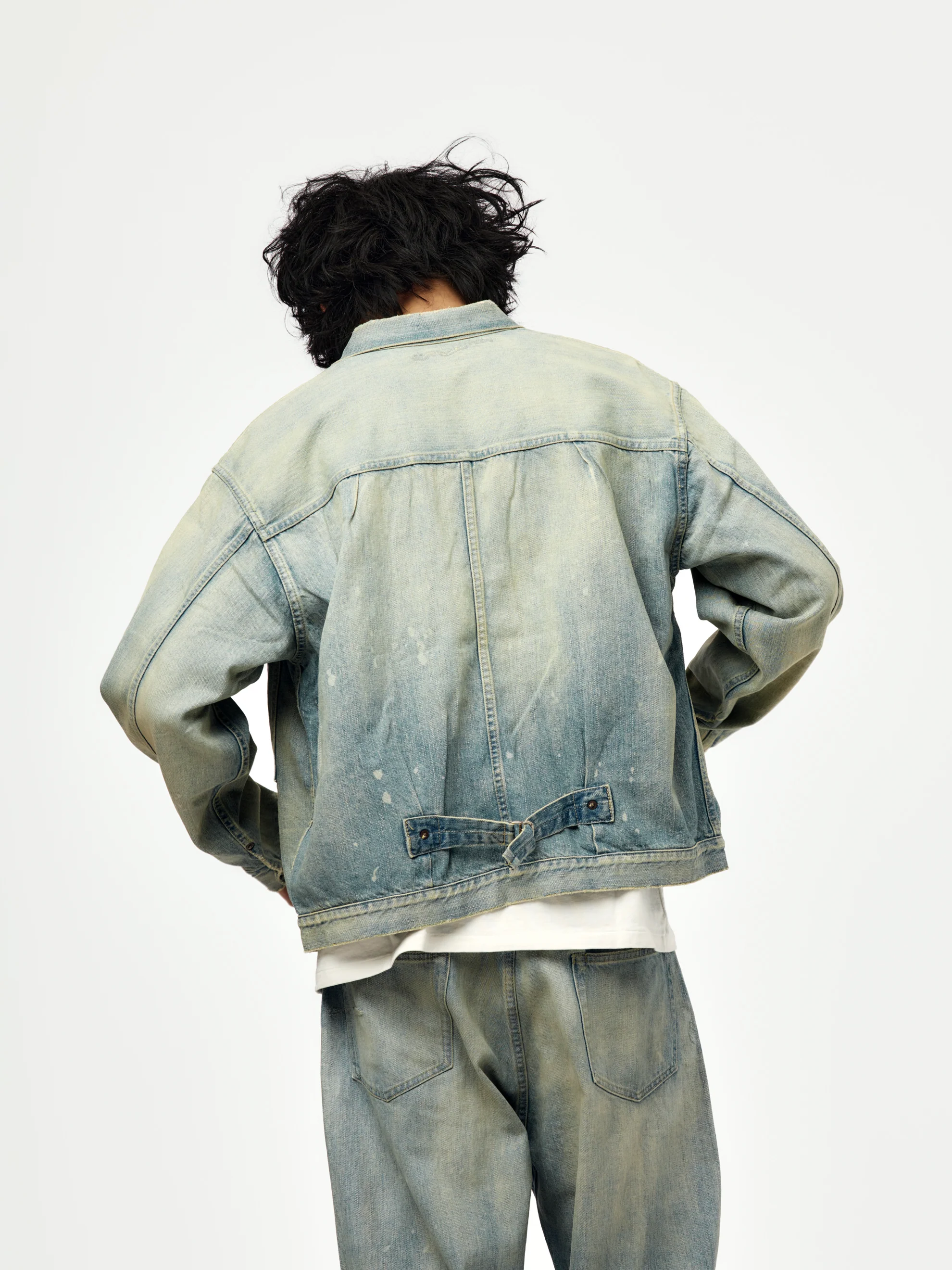 1st Type Denim Jacket (BLEACH) (SIS) - Image 3