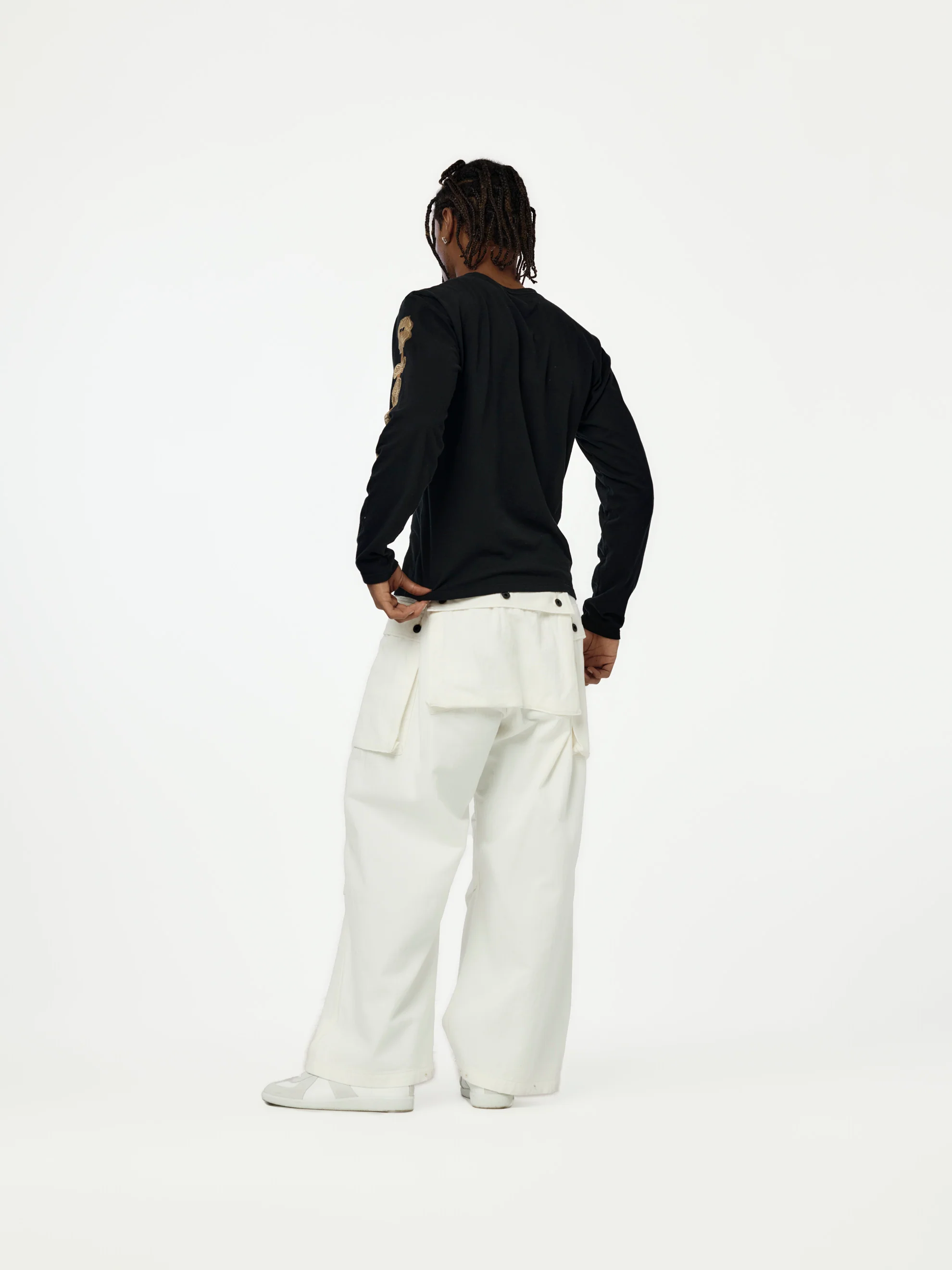 20/- Jersey Long Sleeve Tee (Concho Belt Sleeve) - Image 5