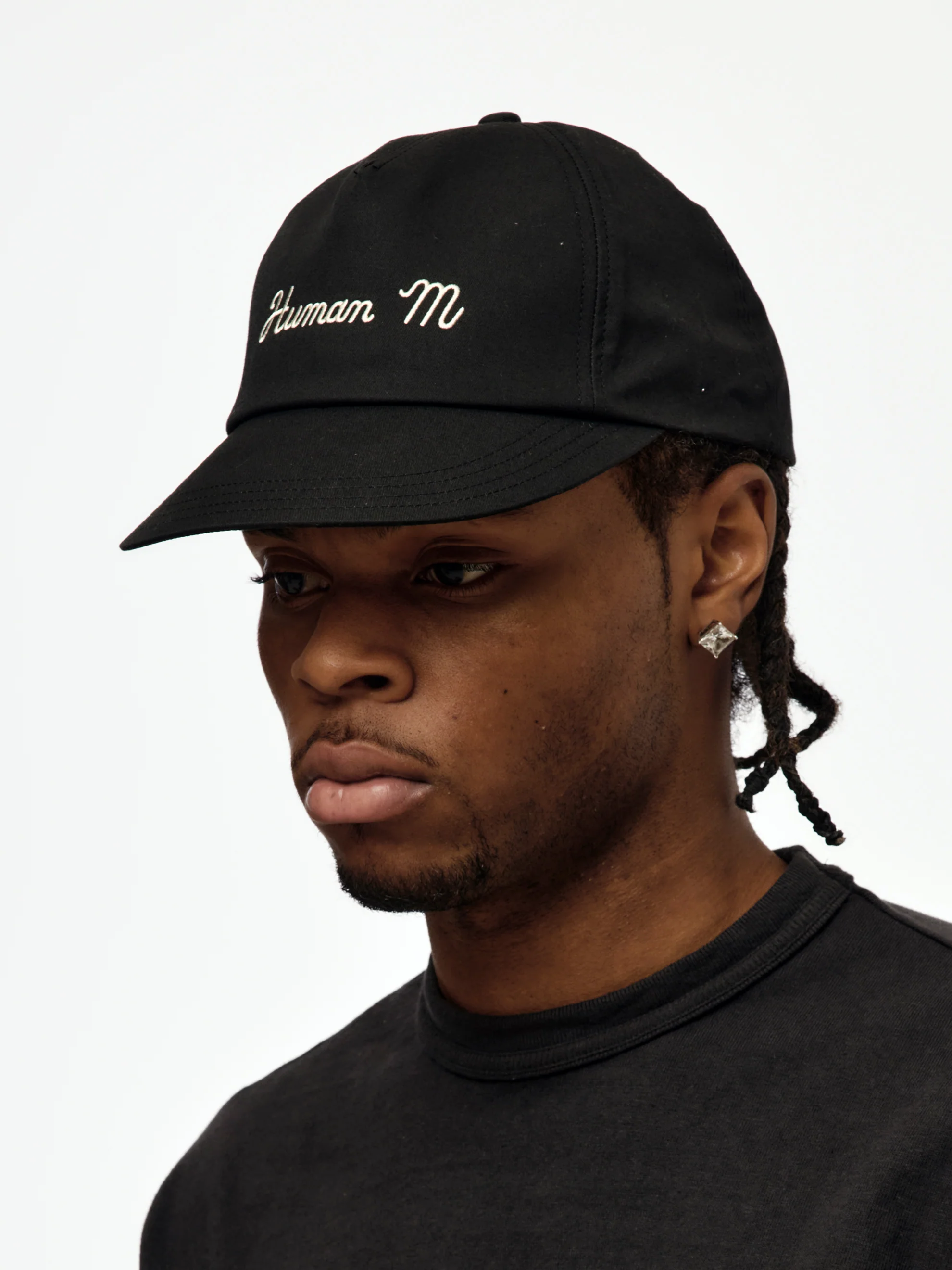 5PANEL TWILL CAP (BLACK) - Image 3