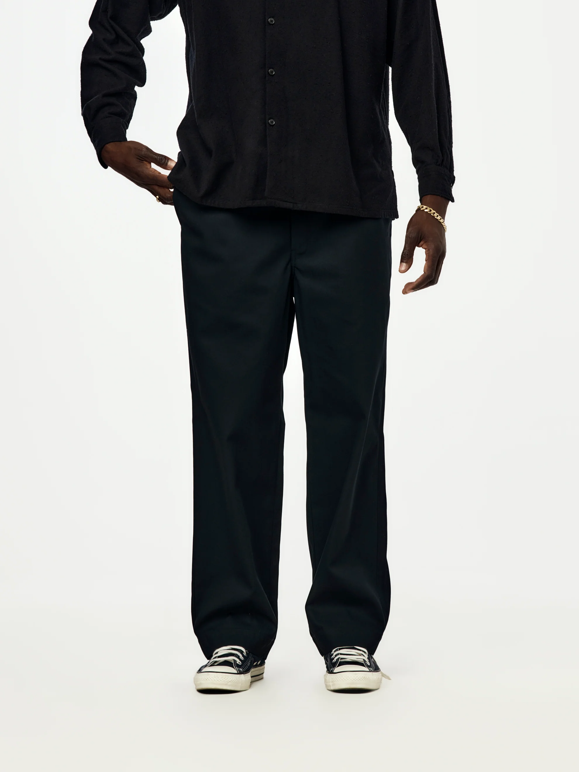 Work Chino Trousers (NAVY) (SIS)