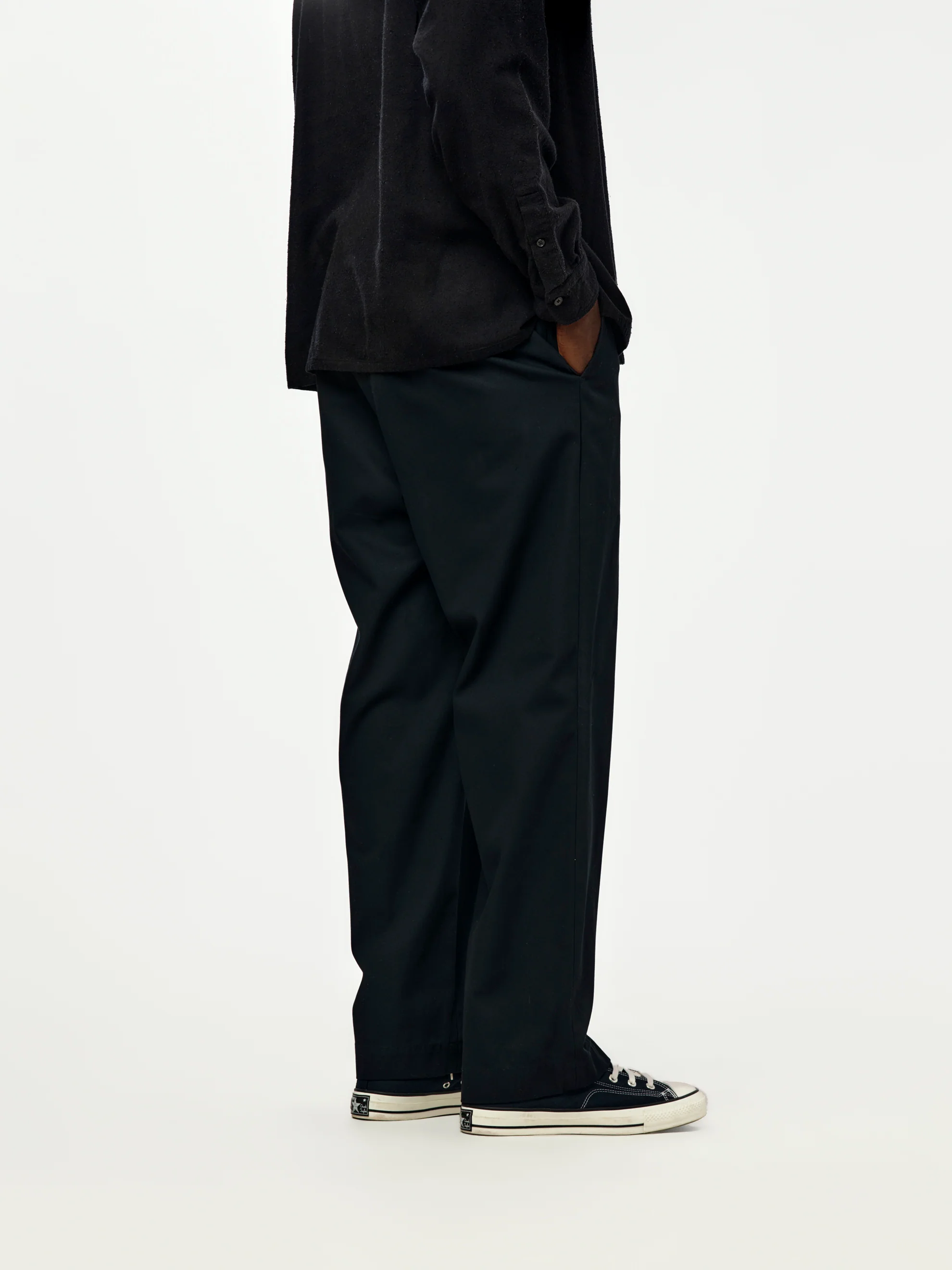 Work Chino Trousers (NAVY) (SIS) - Image 2