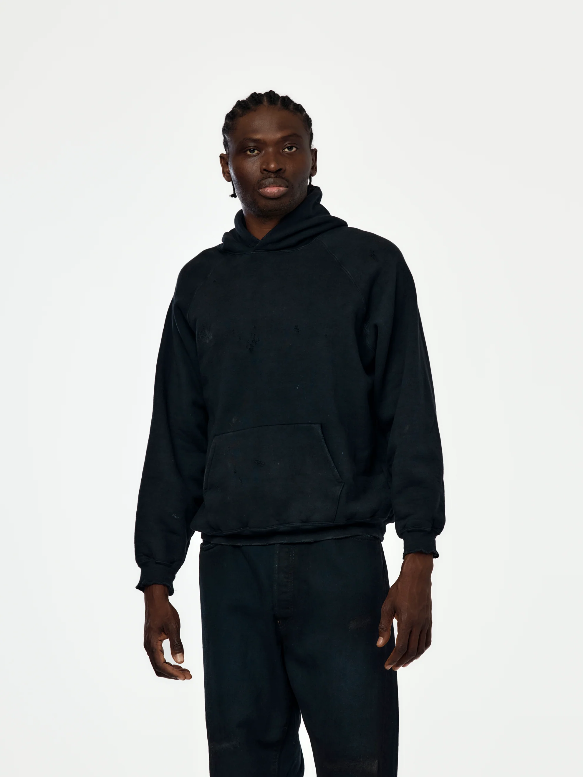 A.PRESSE x Union Vintage Sweat Hoodie (Black) - Image 3