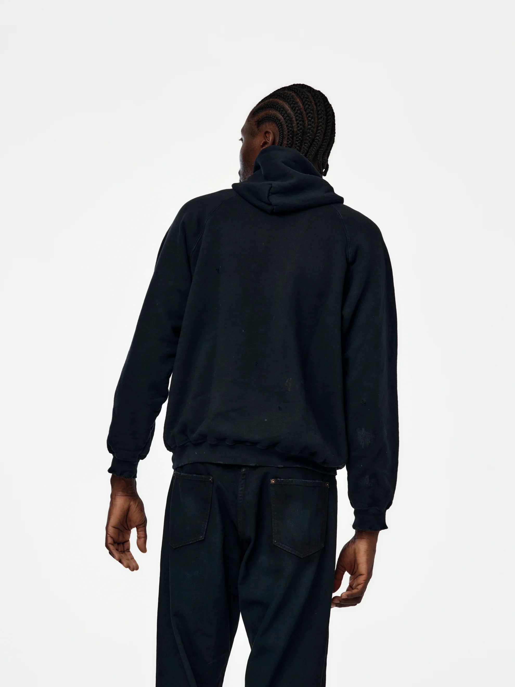 A.PRESSE x Union Vintage Sweat Hoodie (Black) - Image 4