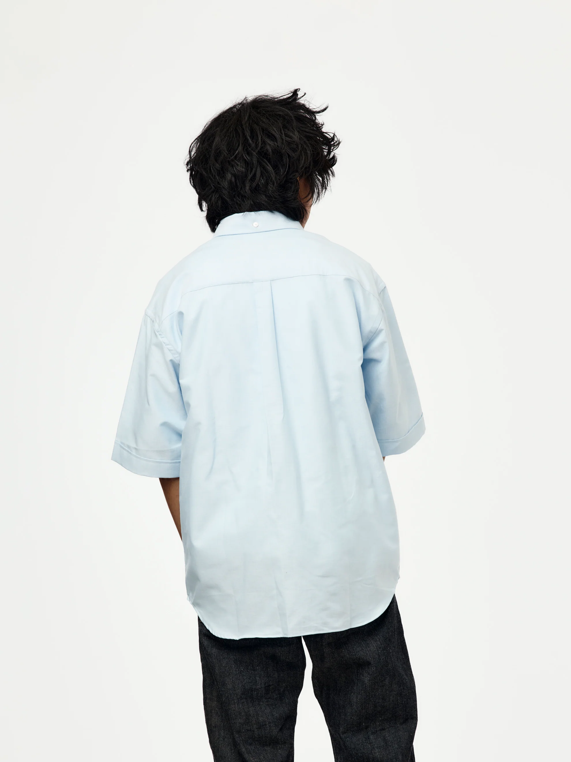 Short Sleeve Oxford (Sky Blue) - Image 3