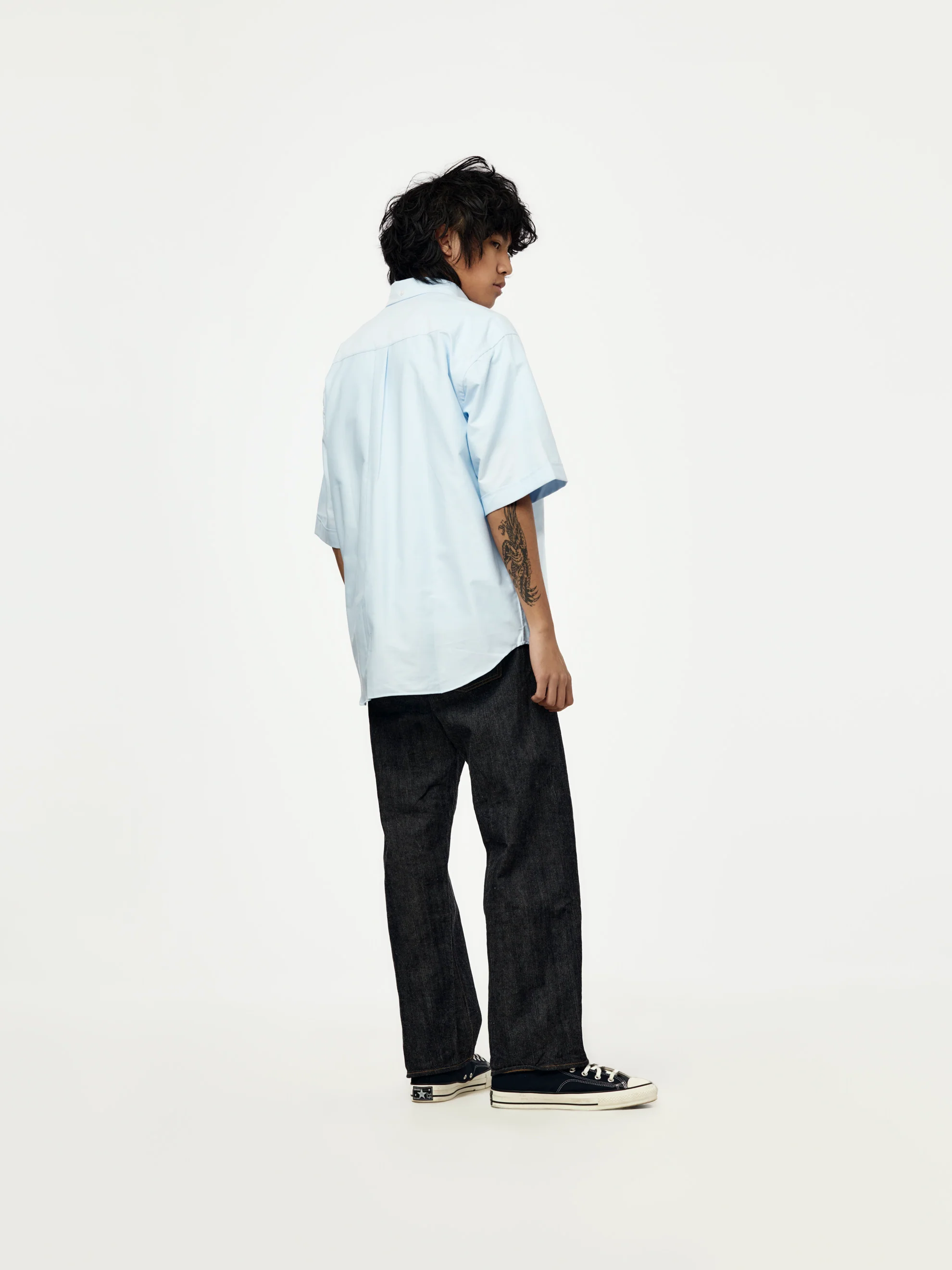 Short Sleeve Oxford (Sky Blue) - Image 4