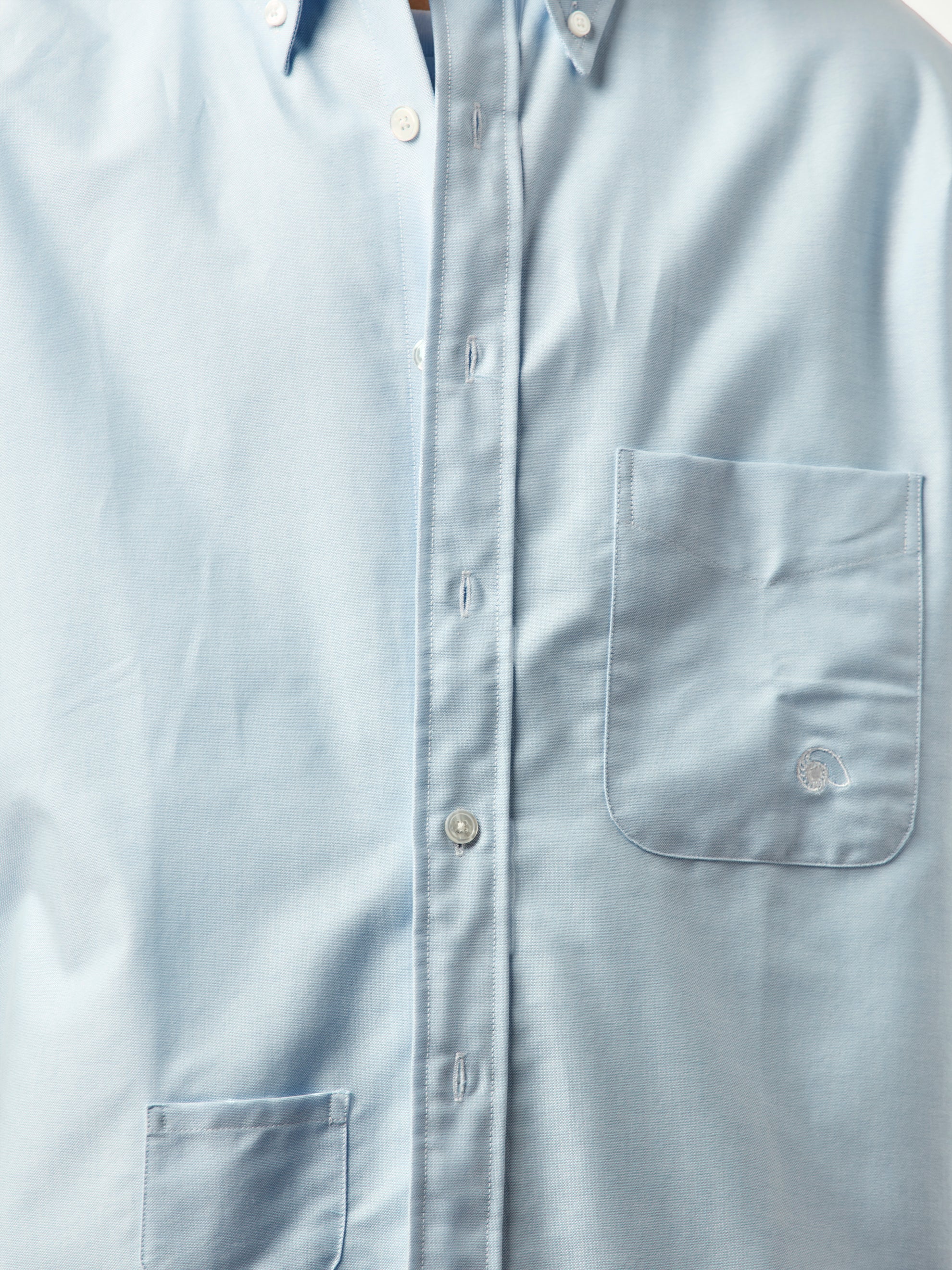 Short Sleeve Oxford (Sky Blue) - Image 6