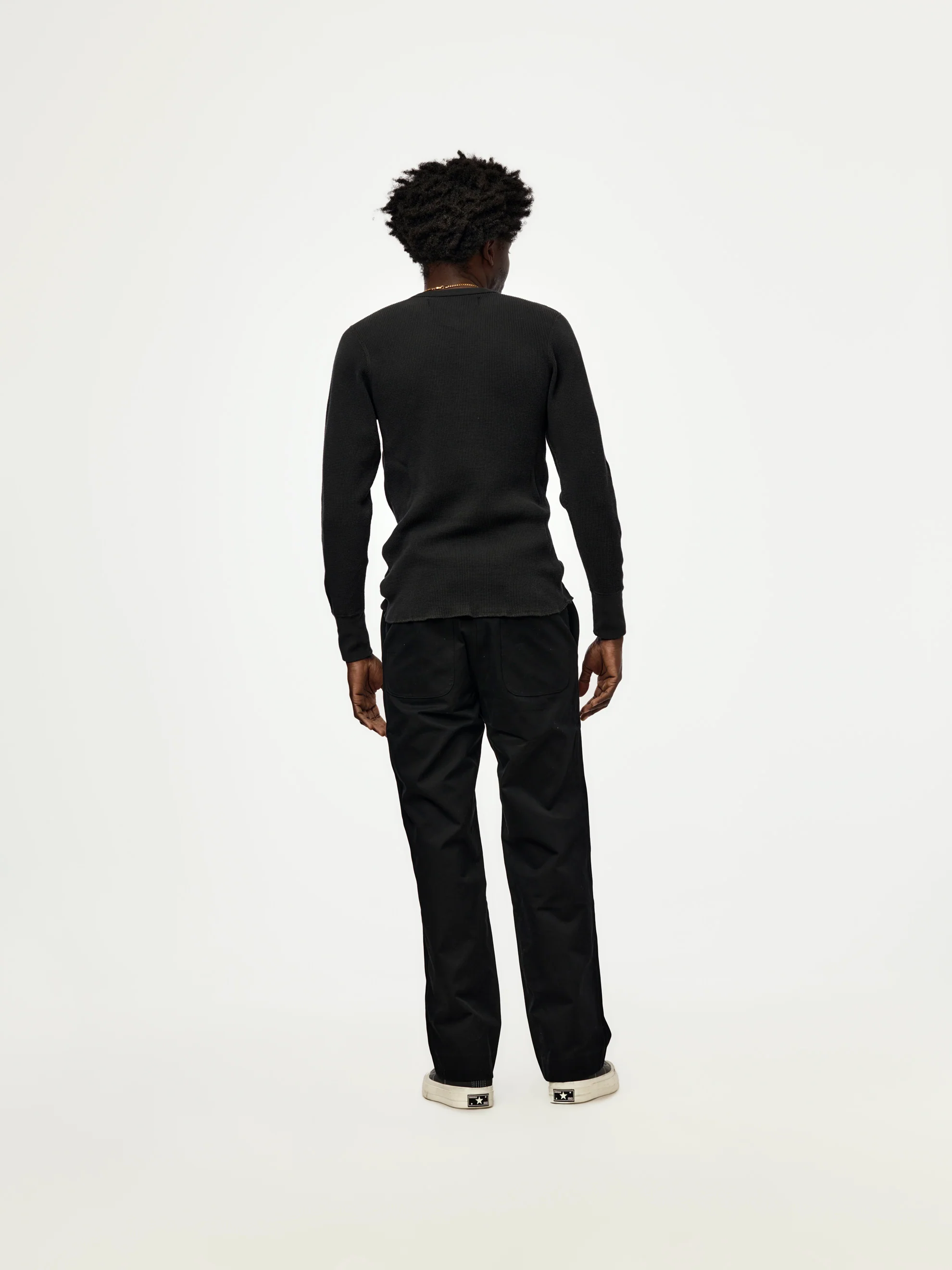 Thermal Longsleeve Shirt (Black) - Image 5