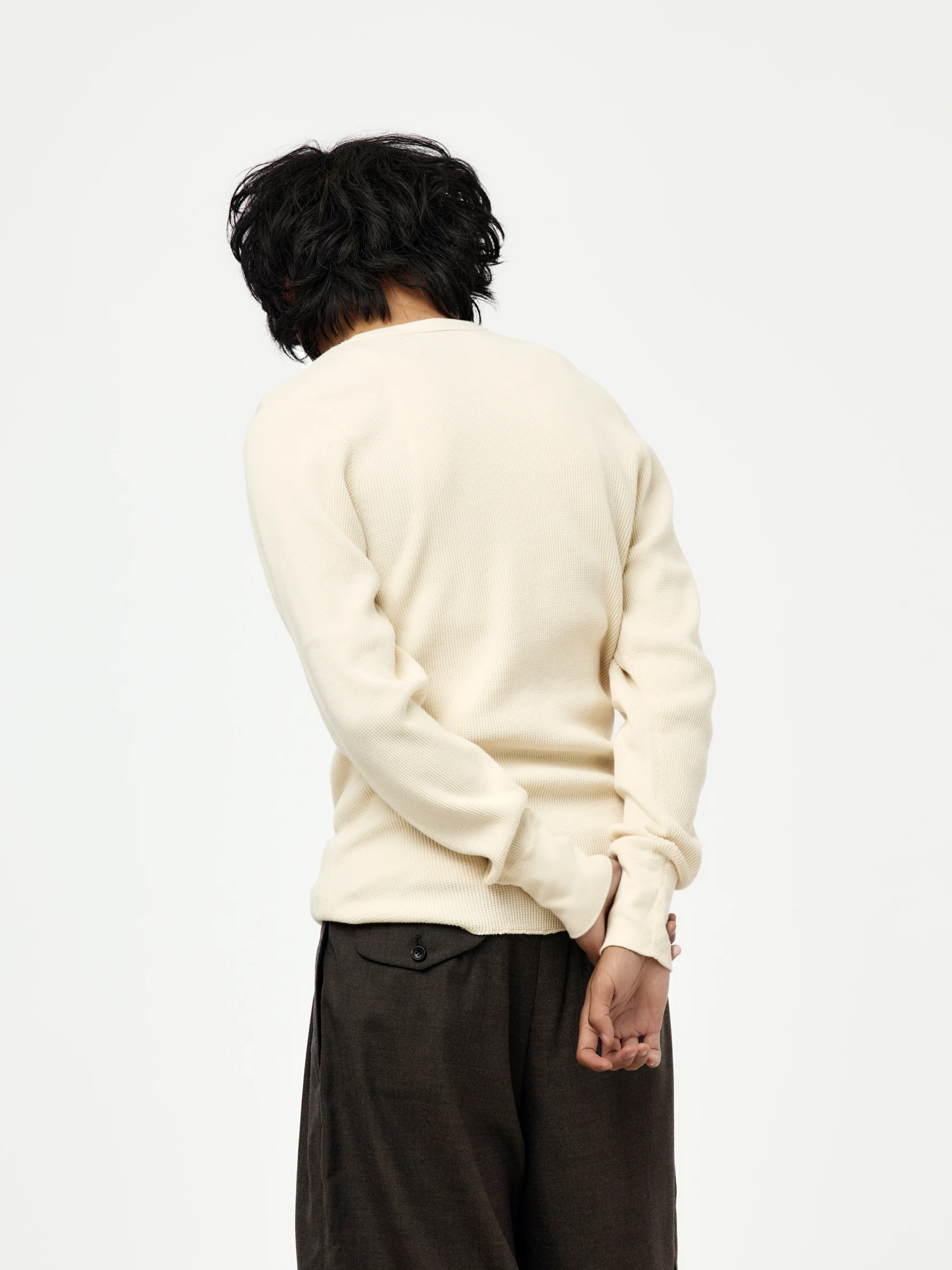 Thermal Longsleeve Shirt (Cream) - Image 3