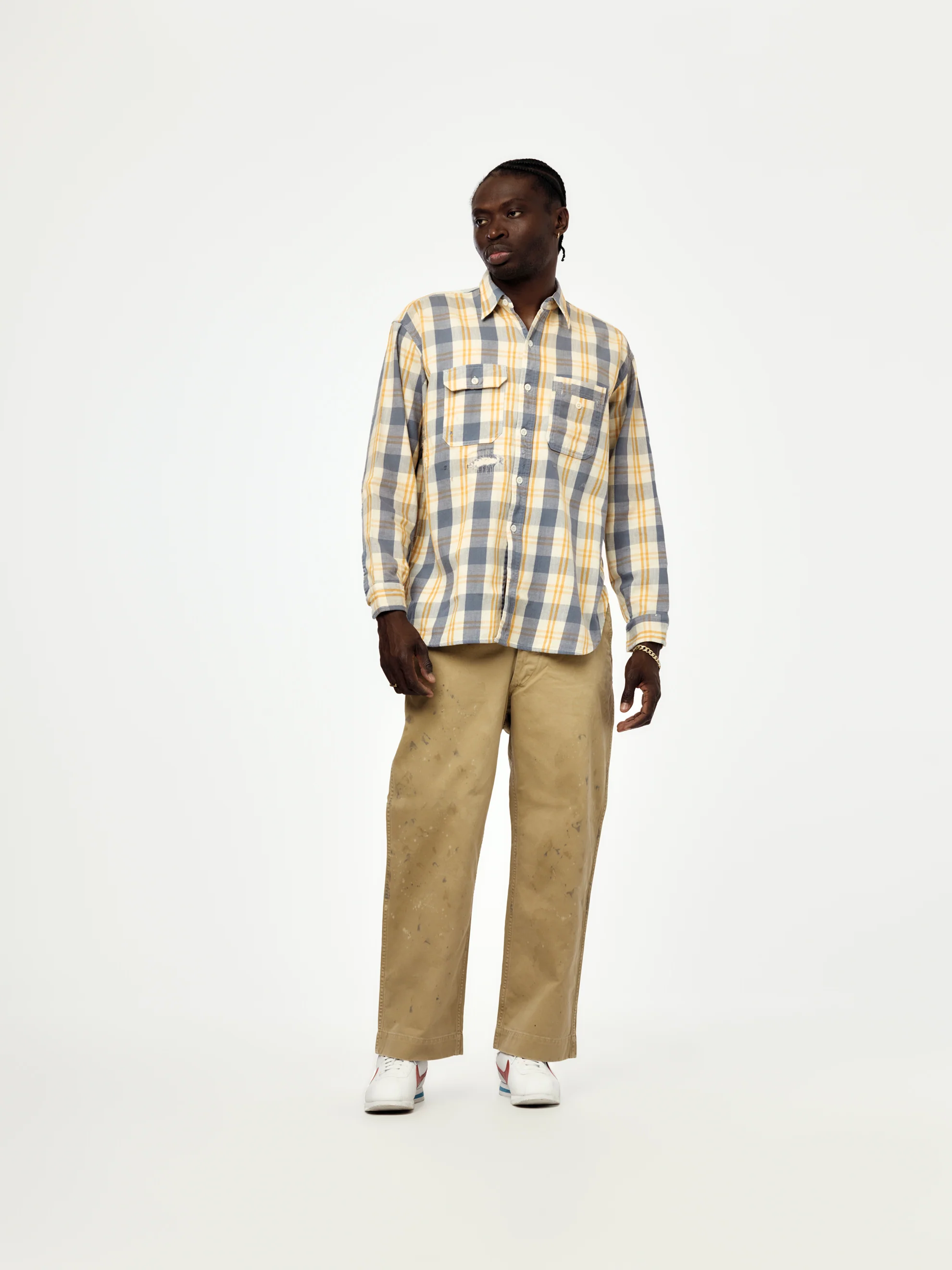 Aged Trousers (Khaki) - Image 4