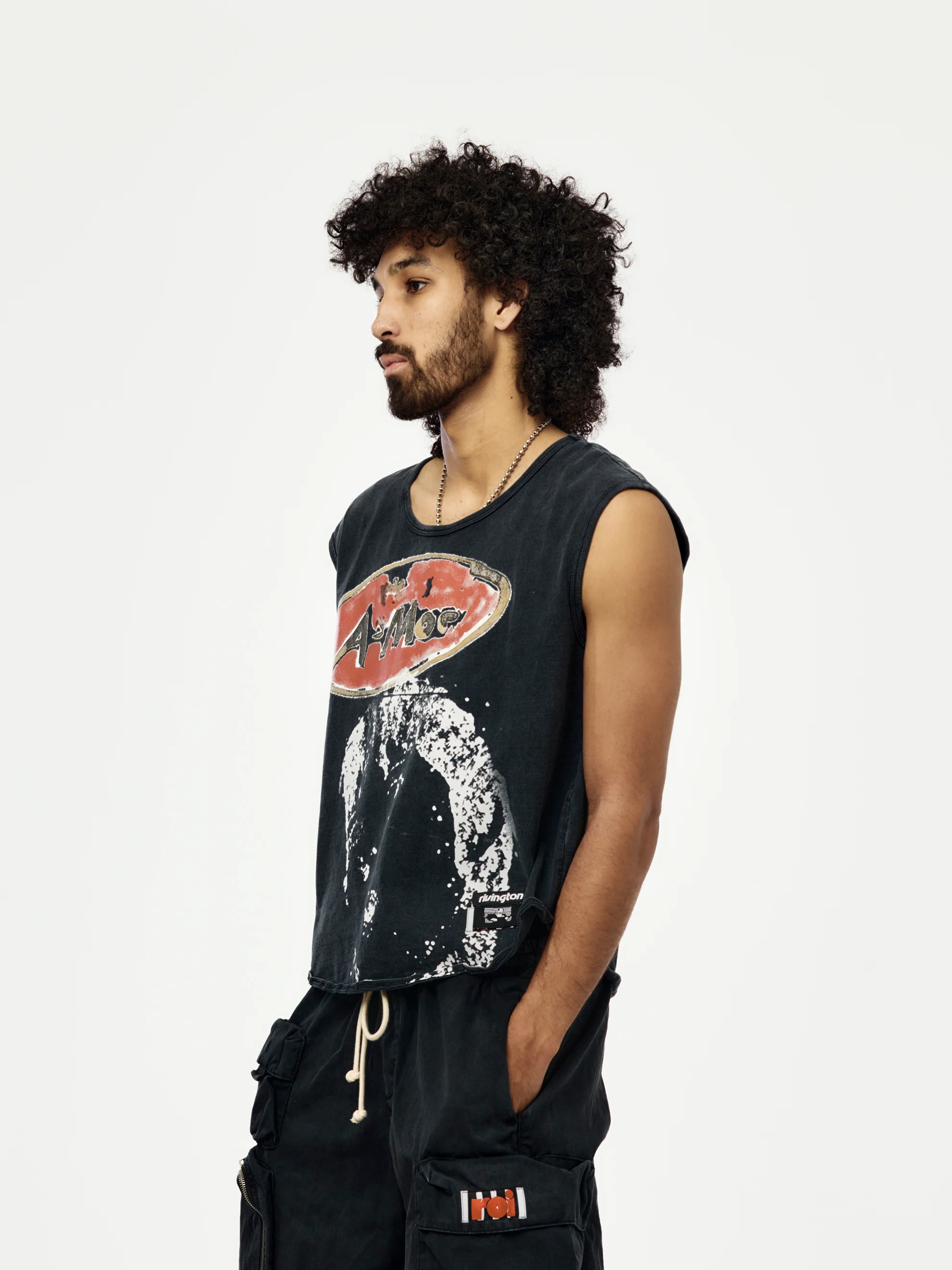 AMOR MUSCLE TEE (Mechanic Black) - Image 2