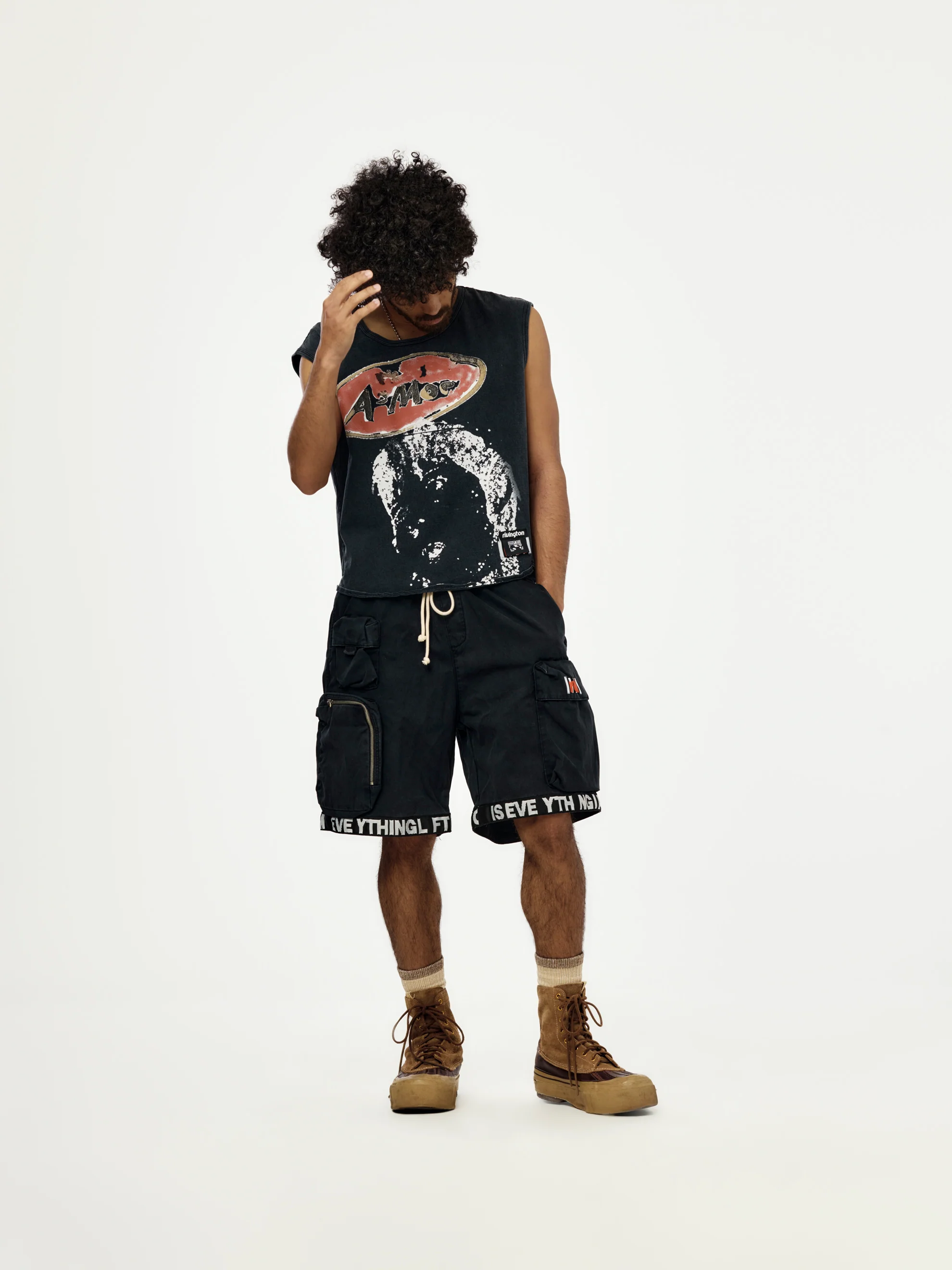 AMOR MUSCLE TEE (Mechanic Black) - Image 4