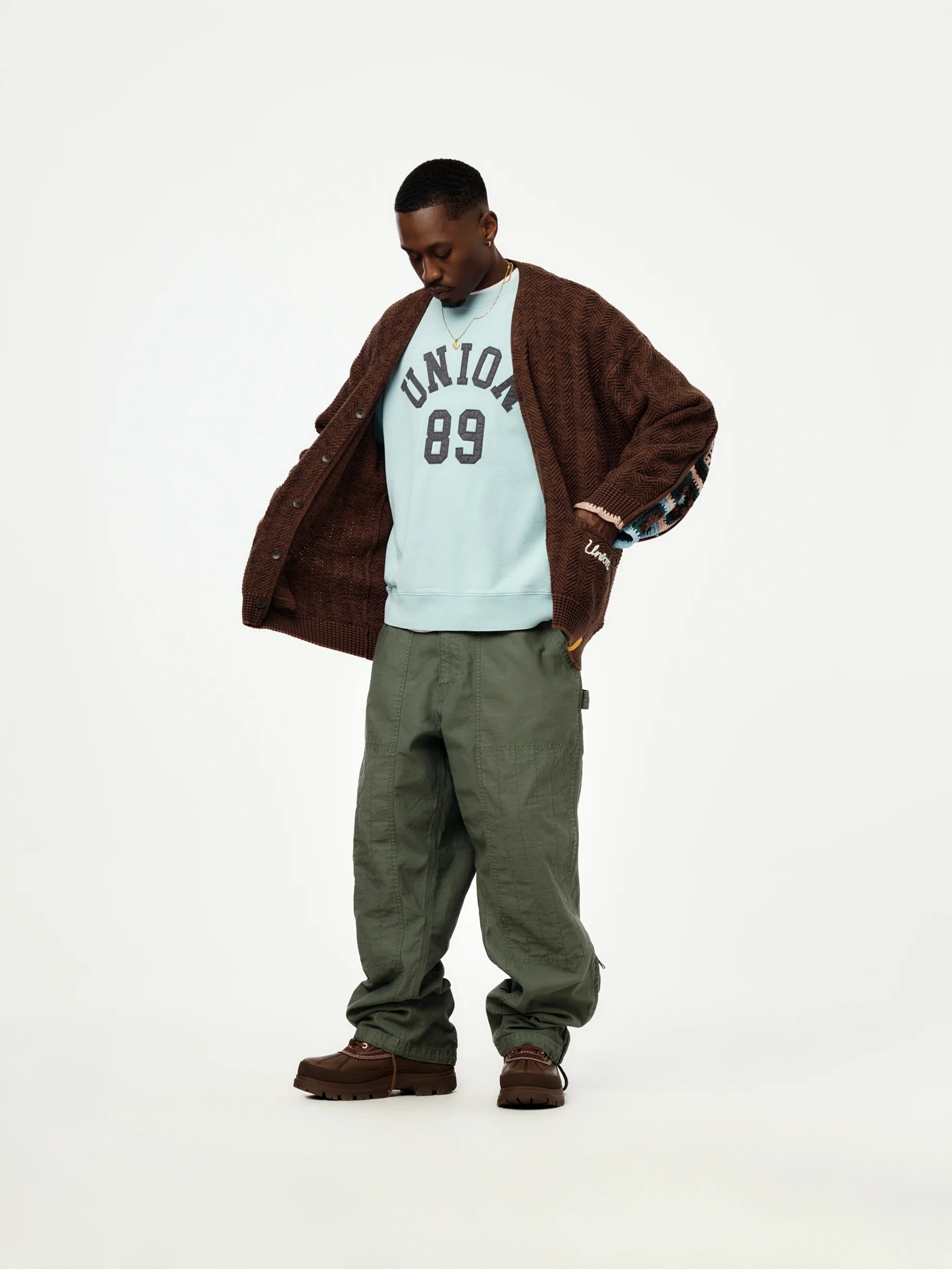 ANDREWS CARDIGAN (BROWN) - Image 4