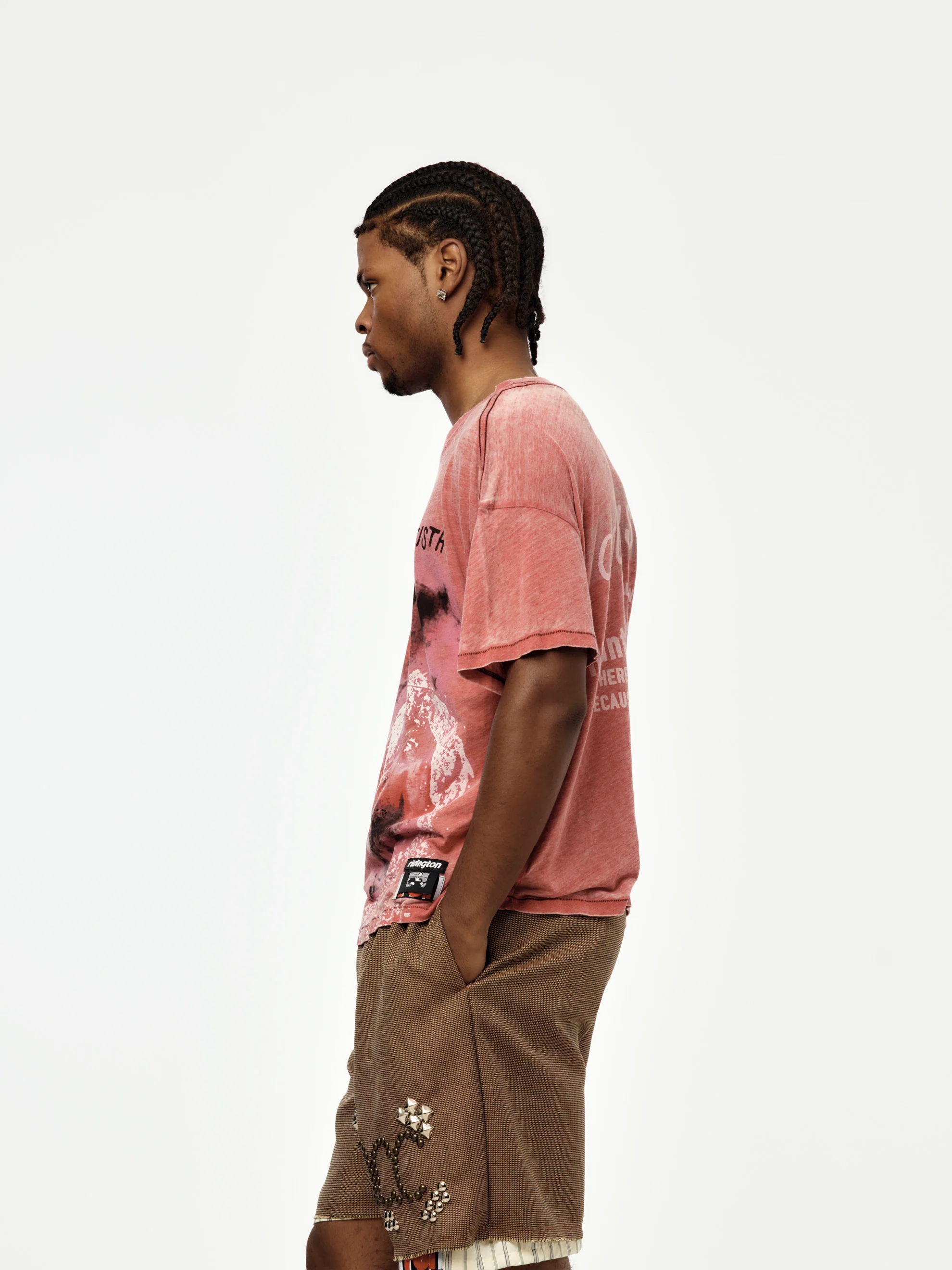 ANTI DEATH BURNOUT TEE (Red) - Image 2