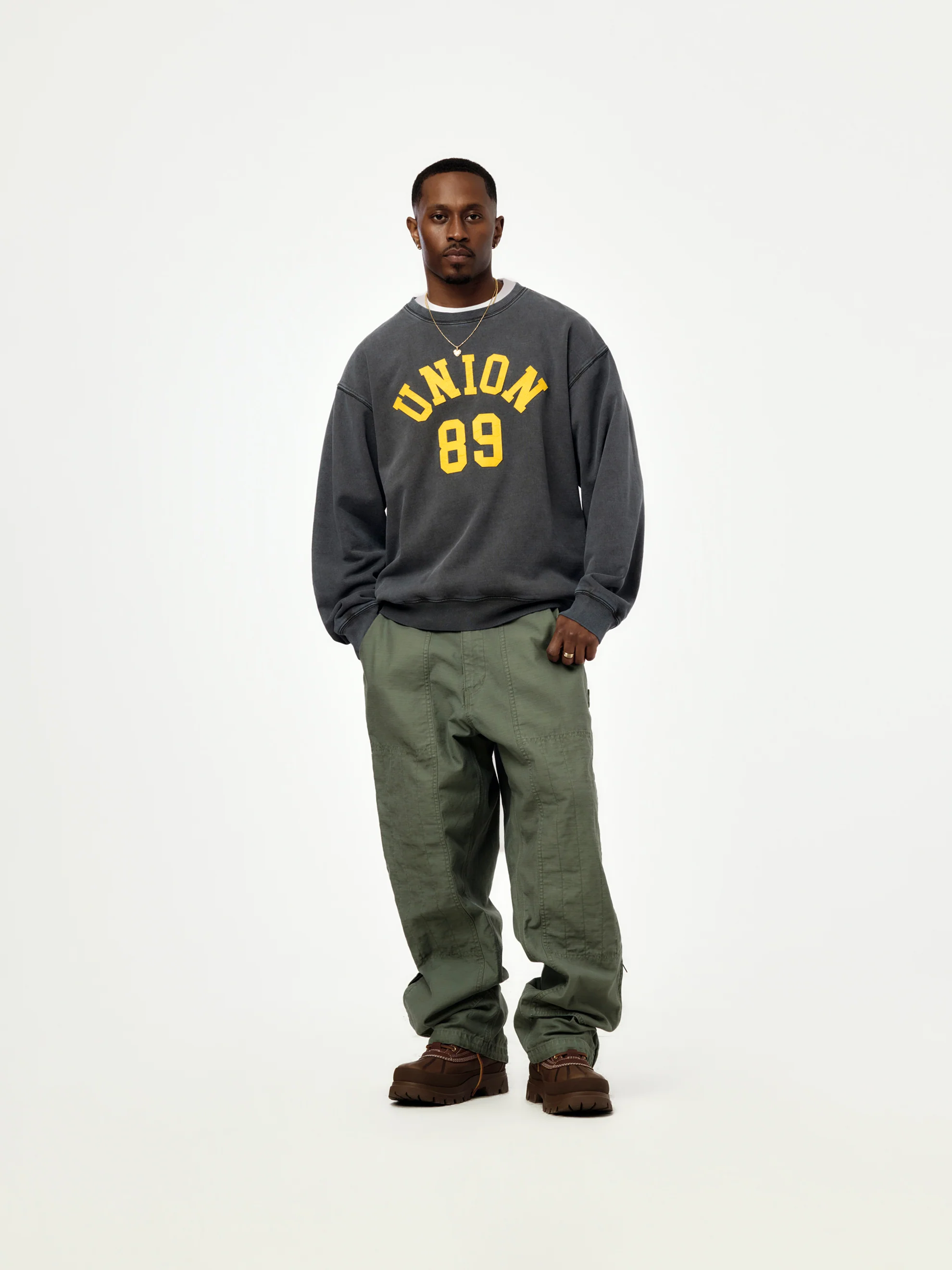 APPLIQUE CREW (VINTAGE BLACK) - Image 4