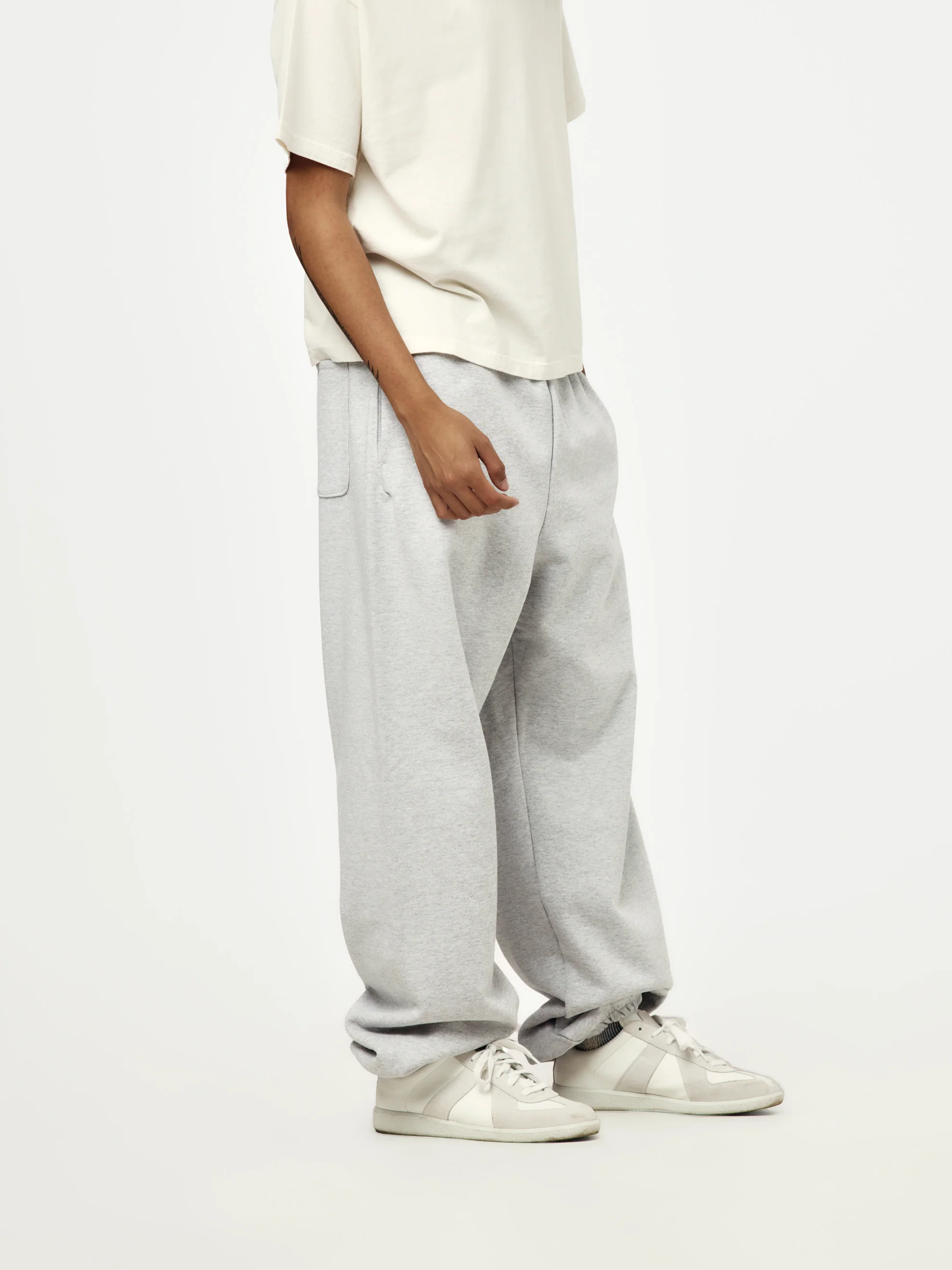 baggy jogger sweatpants (ash grey) - Image 2