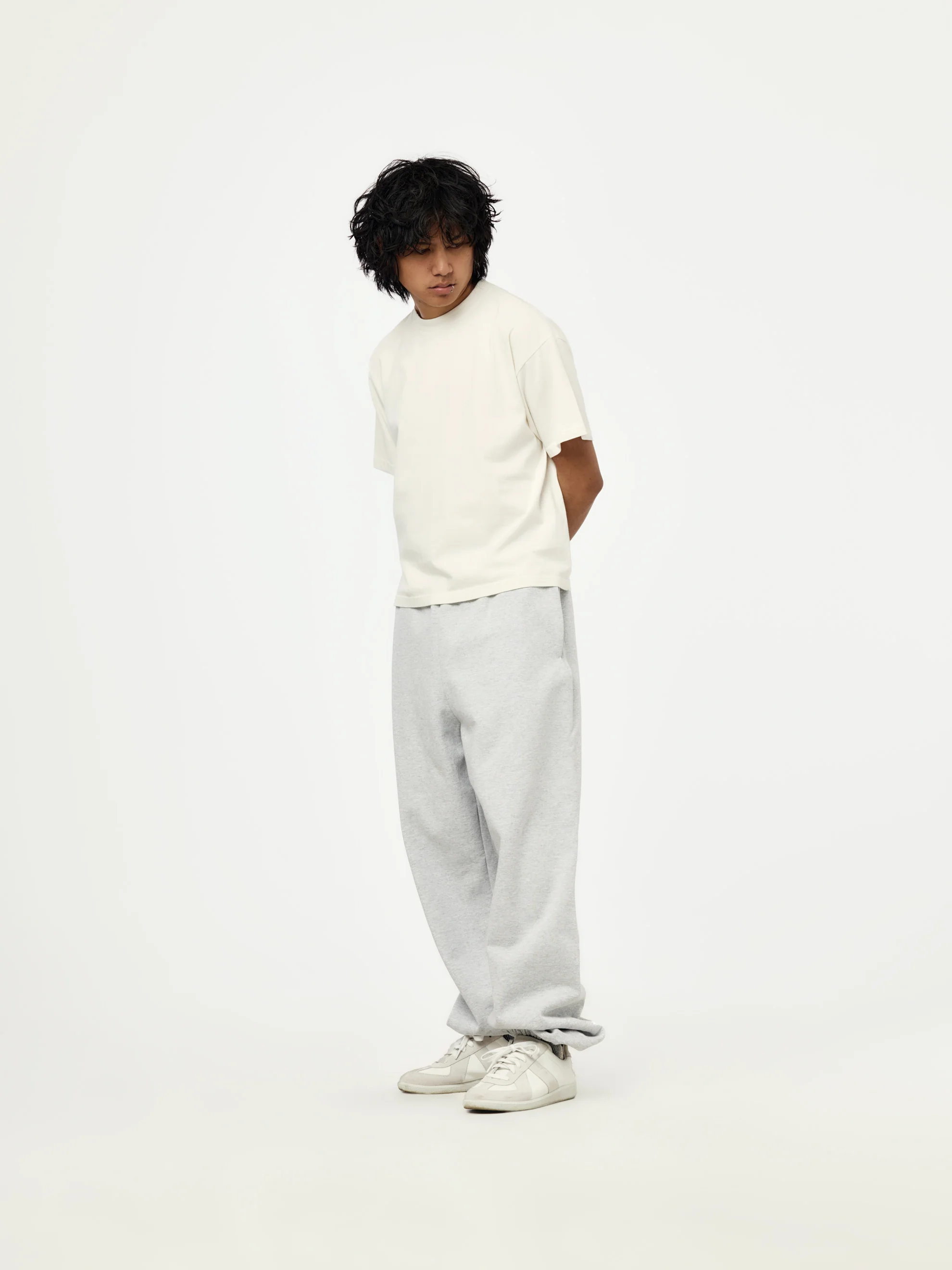 baggy jogger sweatpants (ash grey) - Image 4