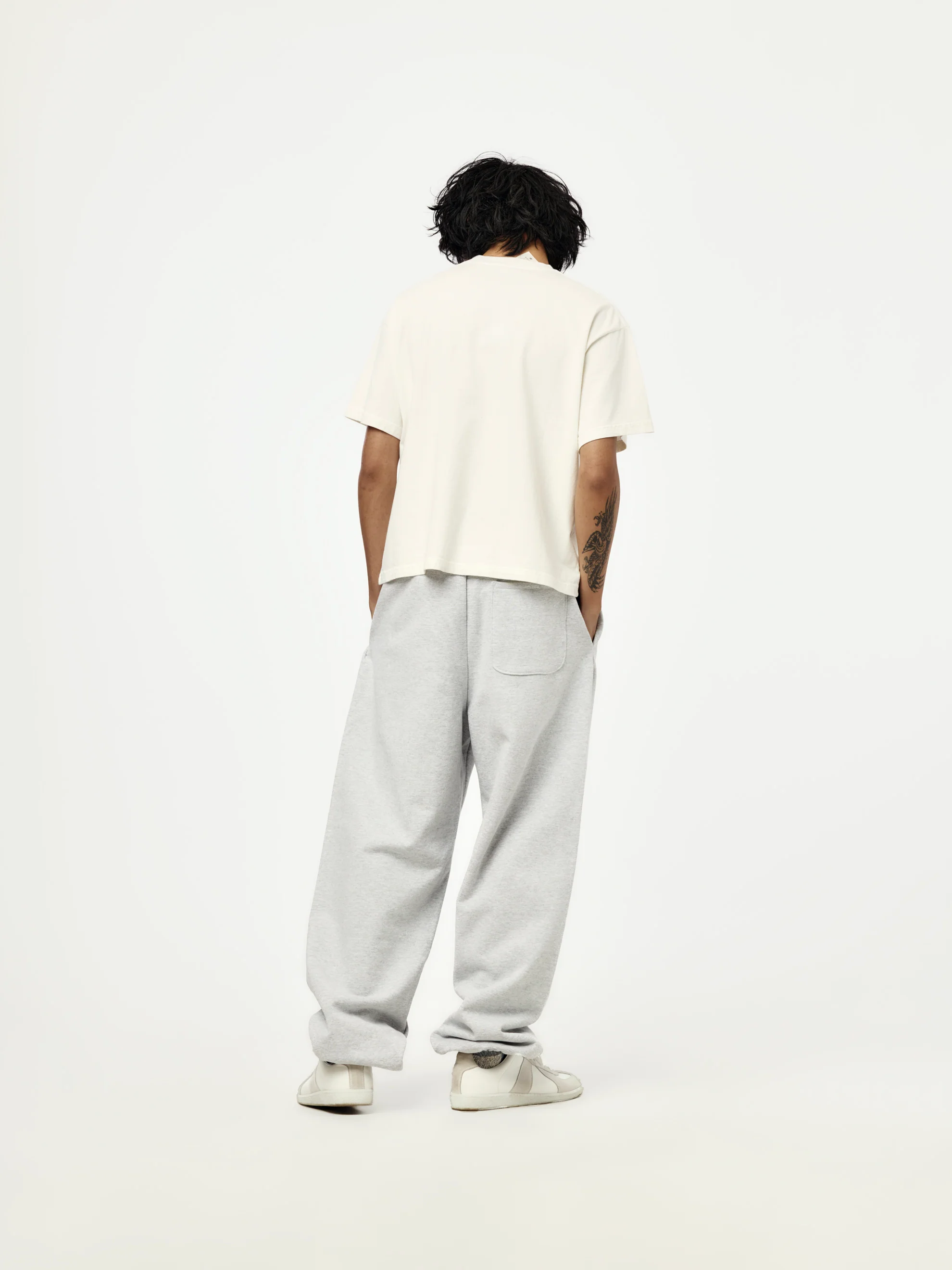 baggy jogger sweatpants (ash grey) - Image 5