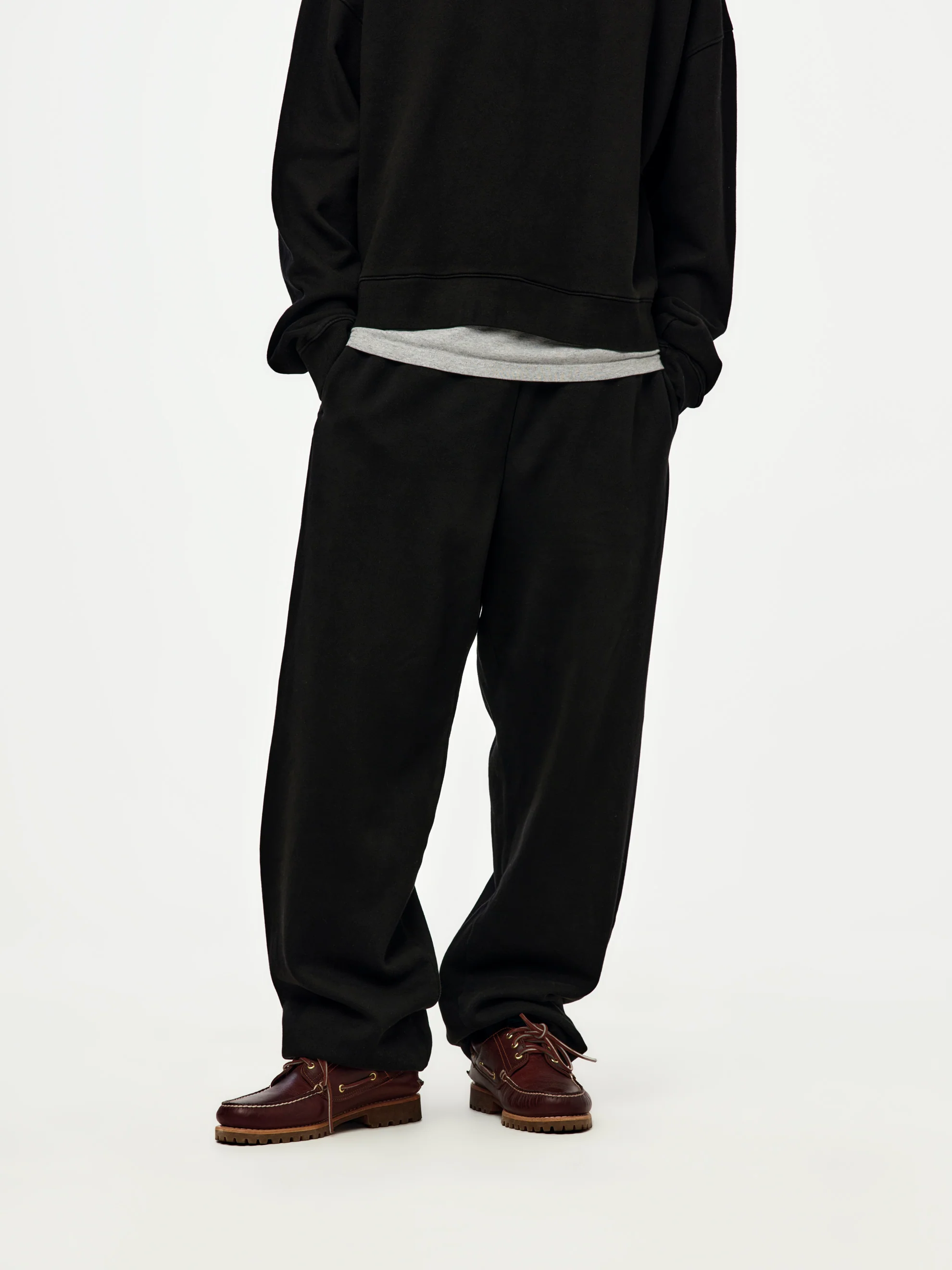 baggy jogger sweatpants (black)