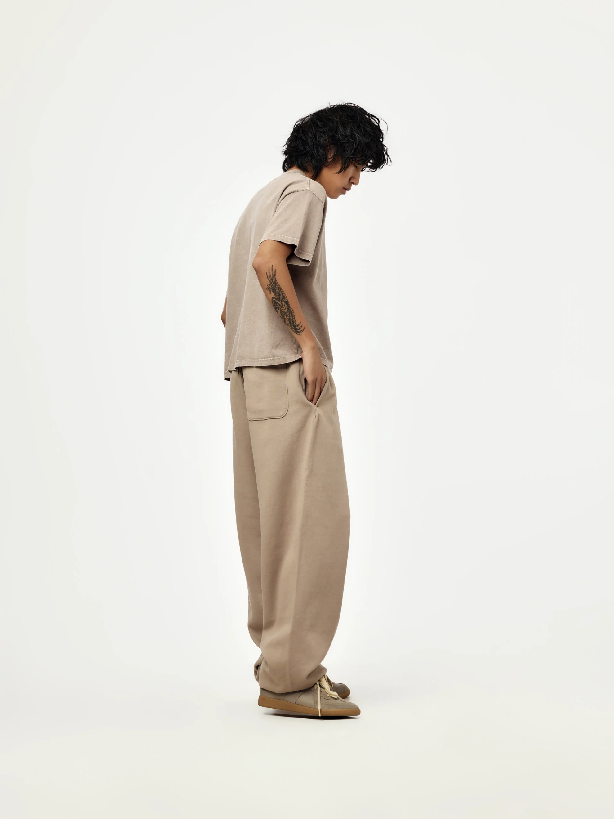 baggy jogger sweatpants (dune) - Image 6
