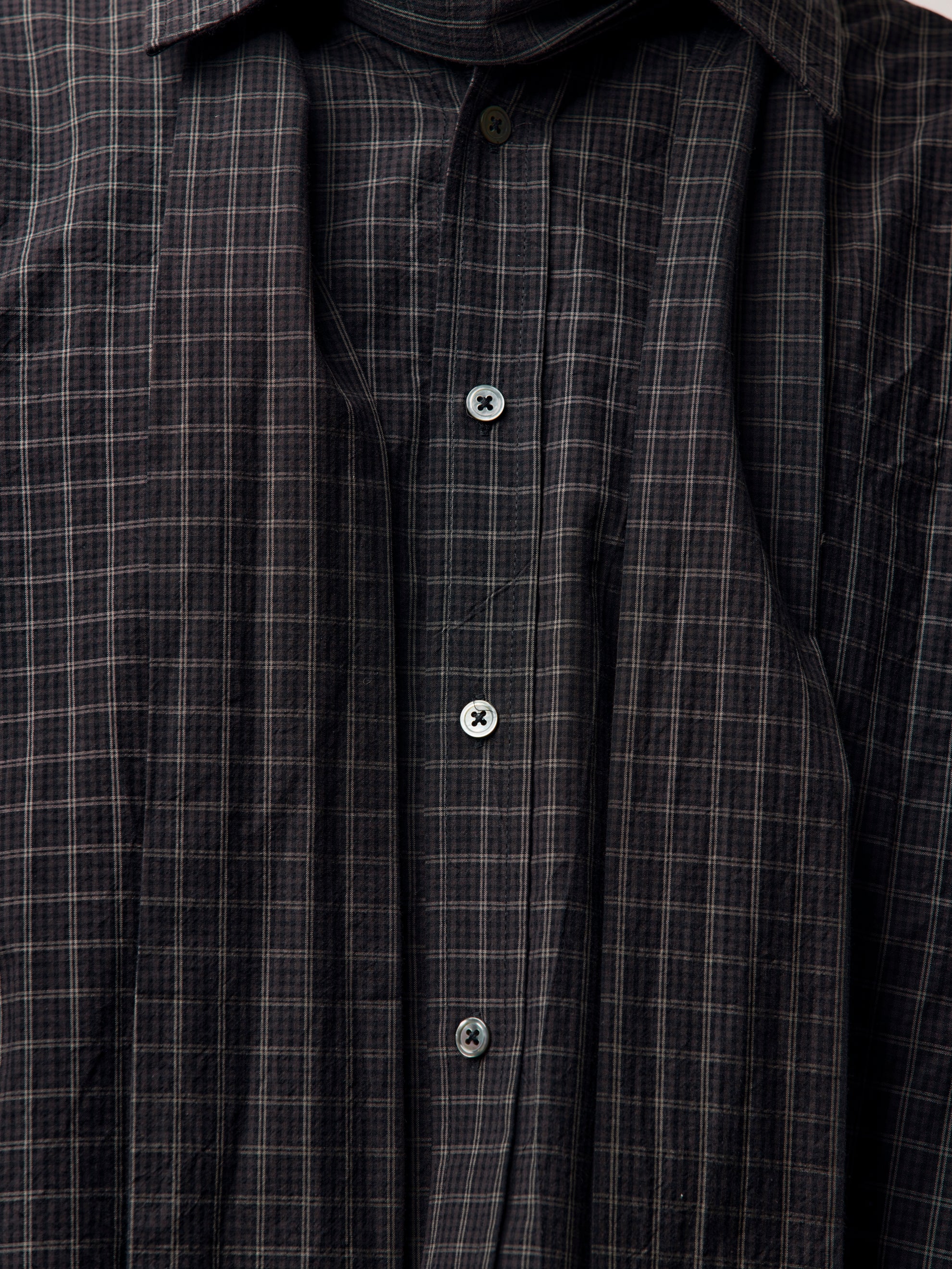 Banker Shirt (Black Plaid) - Image 6