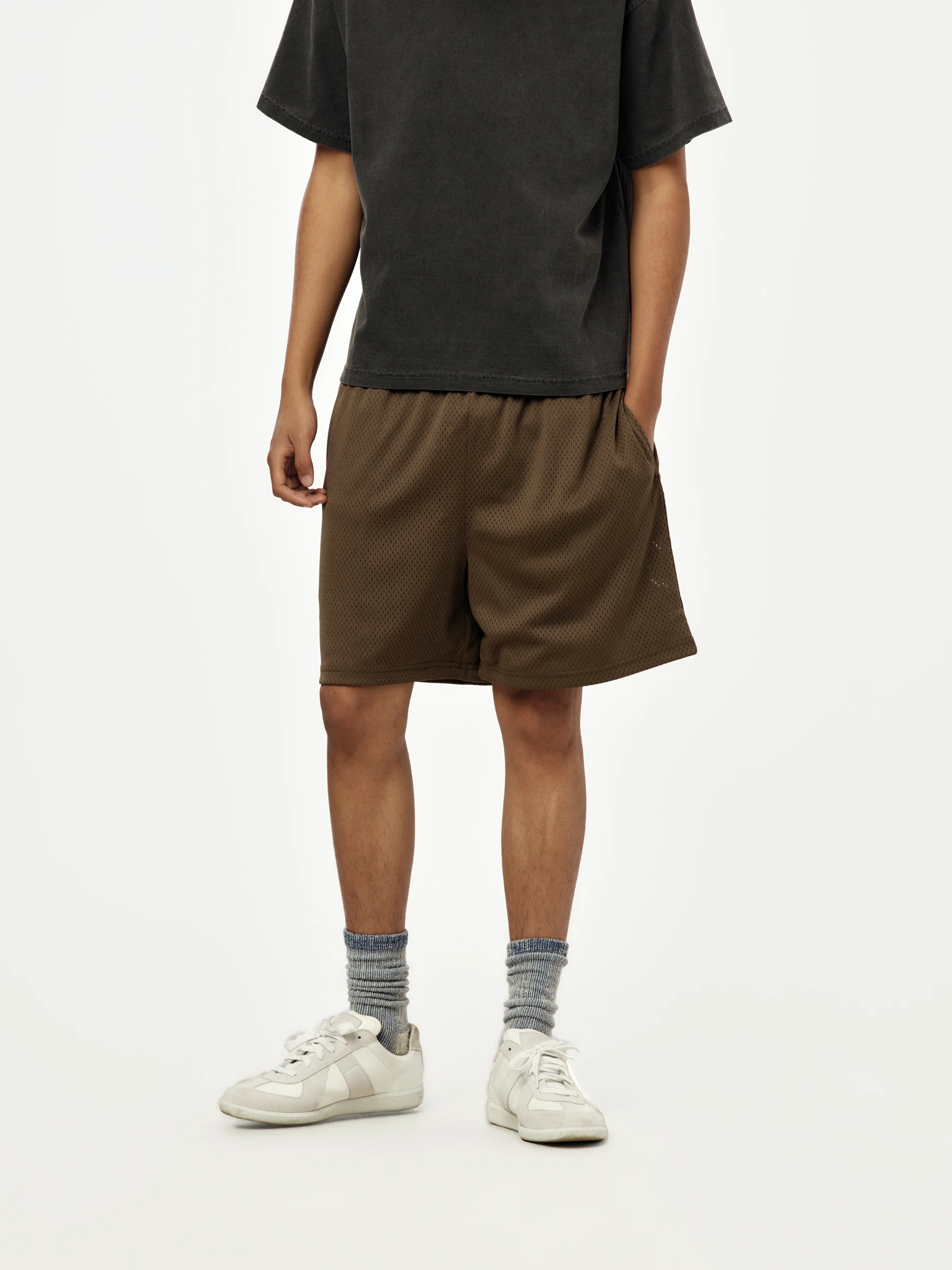 basketball shorts (dark stone)