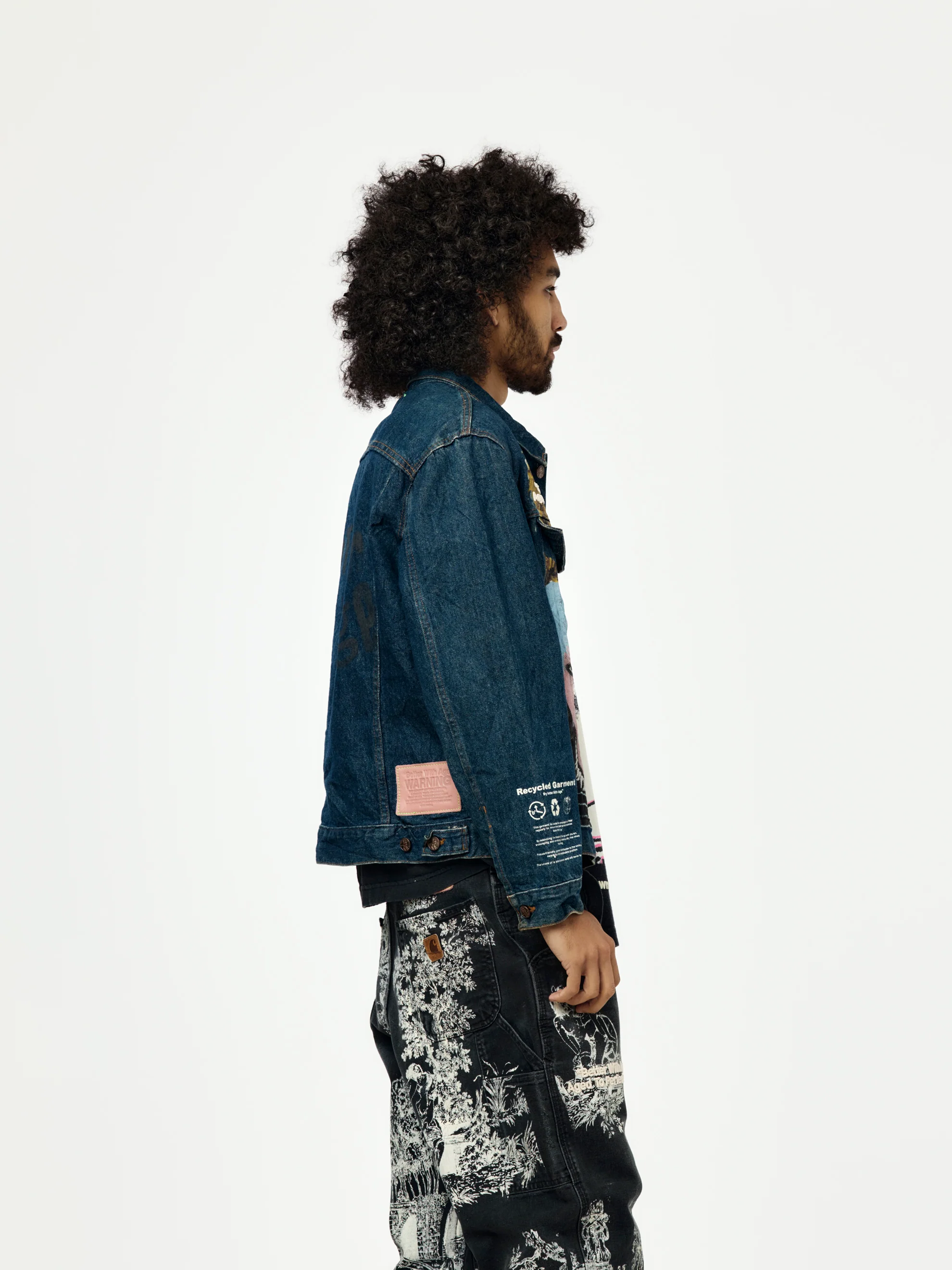 Blanche Denim Trucker Jacket (Indigo/Assorted) - Image 2