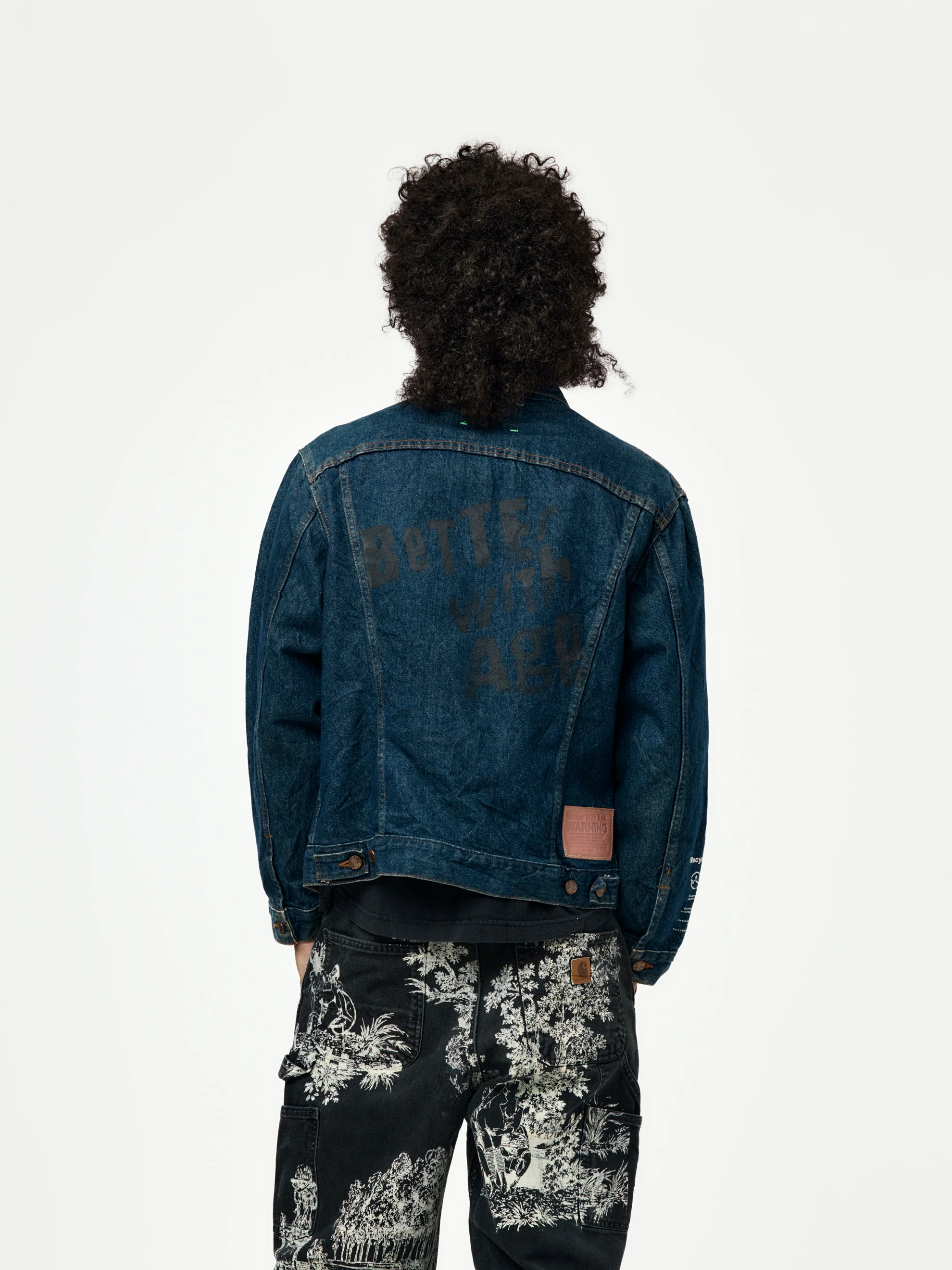 Blanche Denim Trucker Jacket (Indigo/Assorted) - Image 3