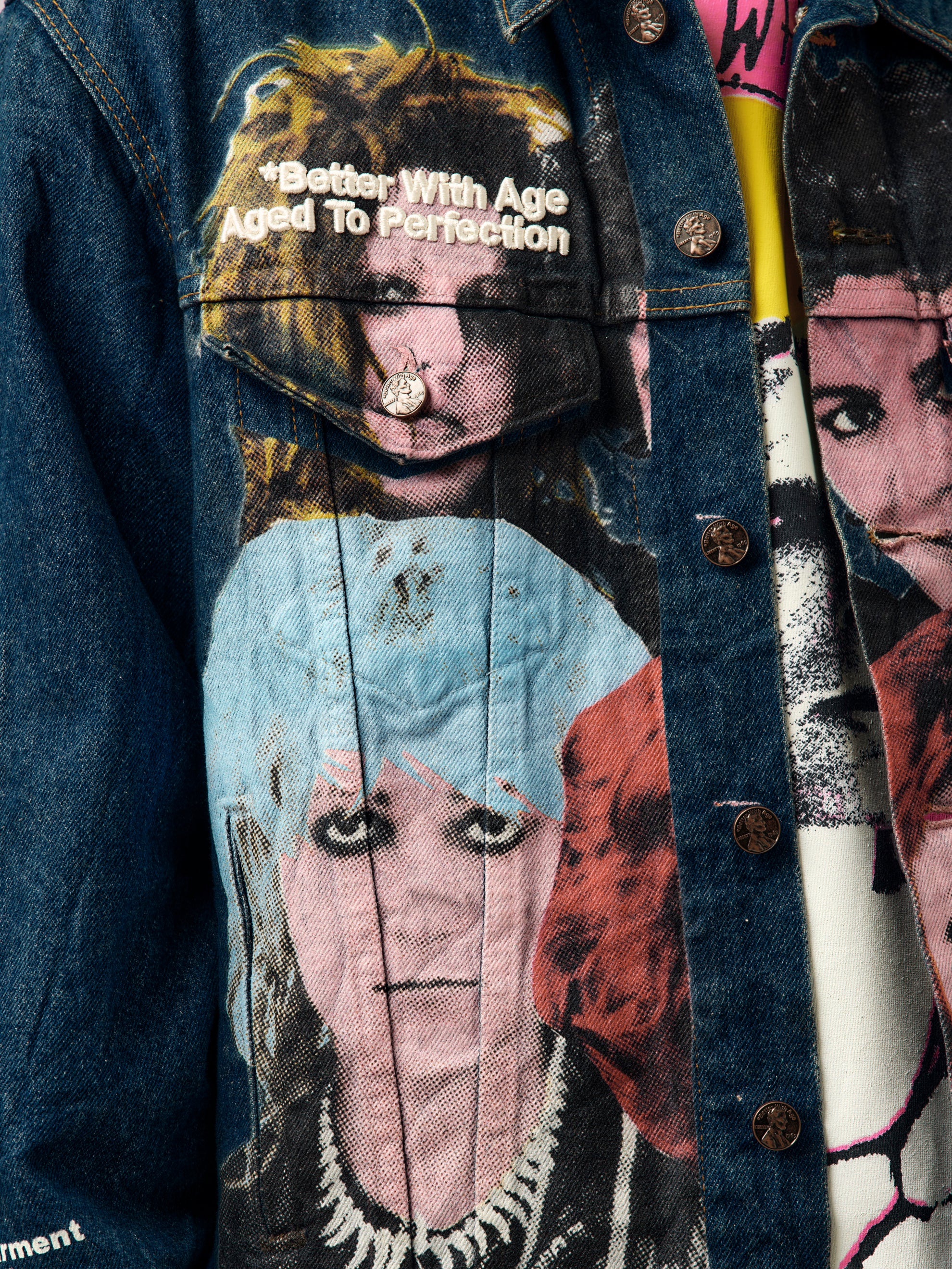 Blanche Denim Trucker Jacket (Indigo/Assorted) - Image 7