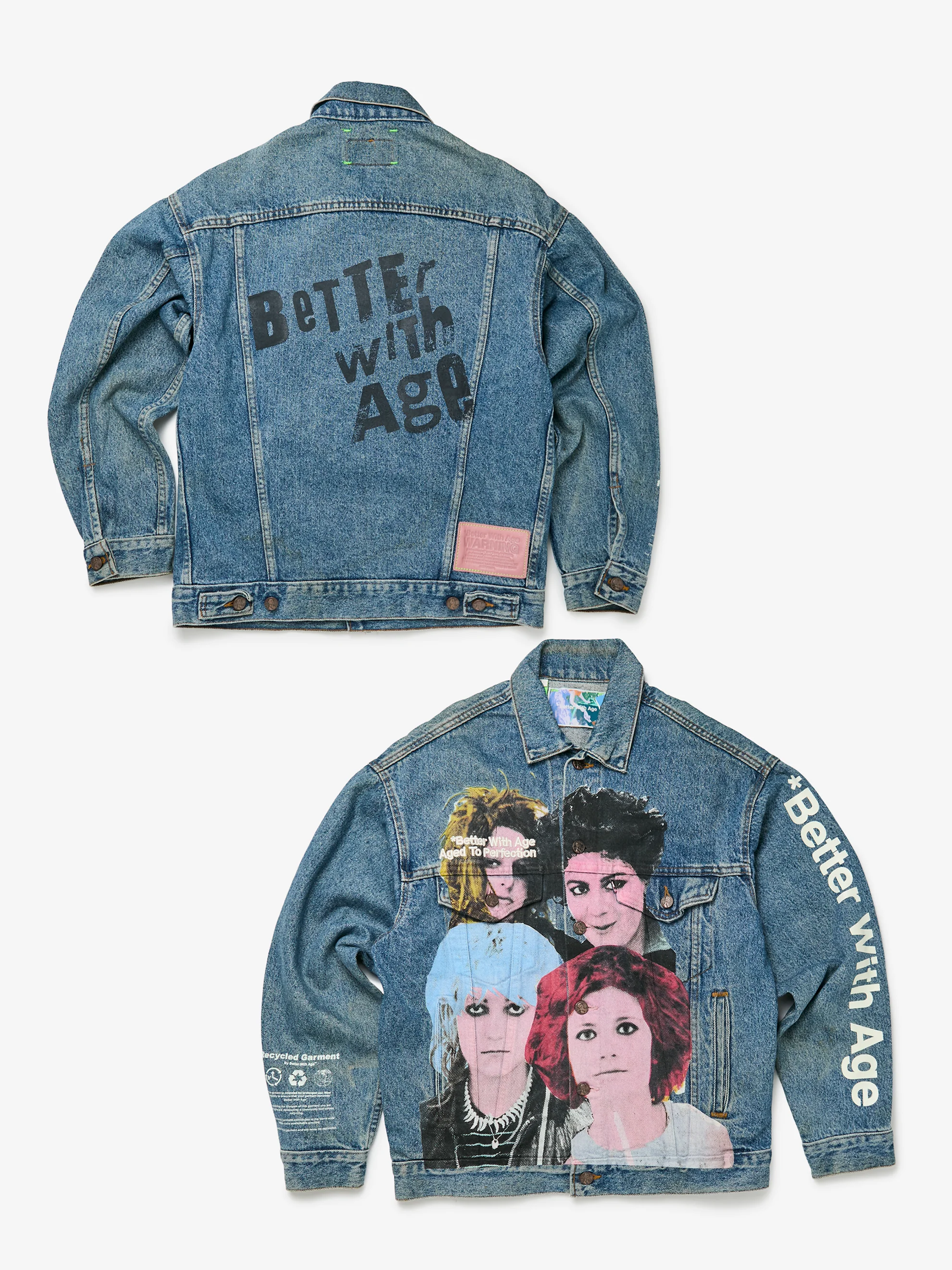 Blanche Denim Trucker Jacket (Indigo/Assorted) - Image 8