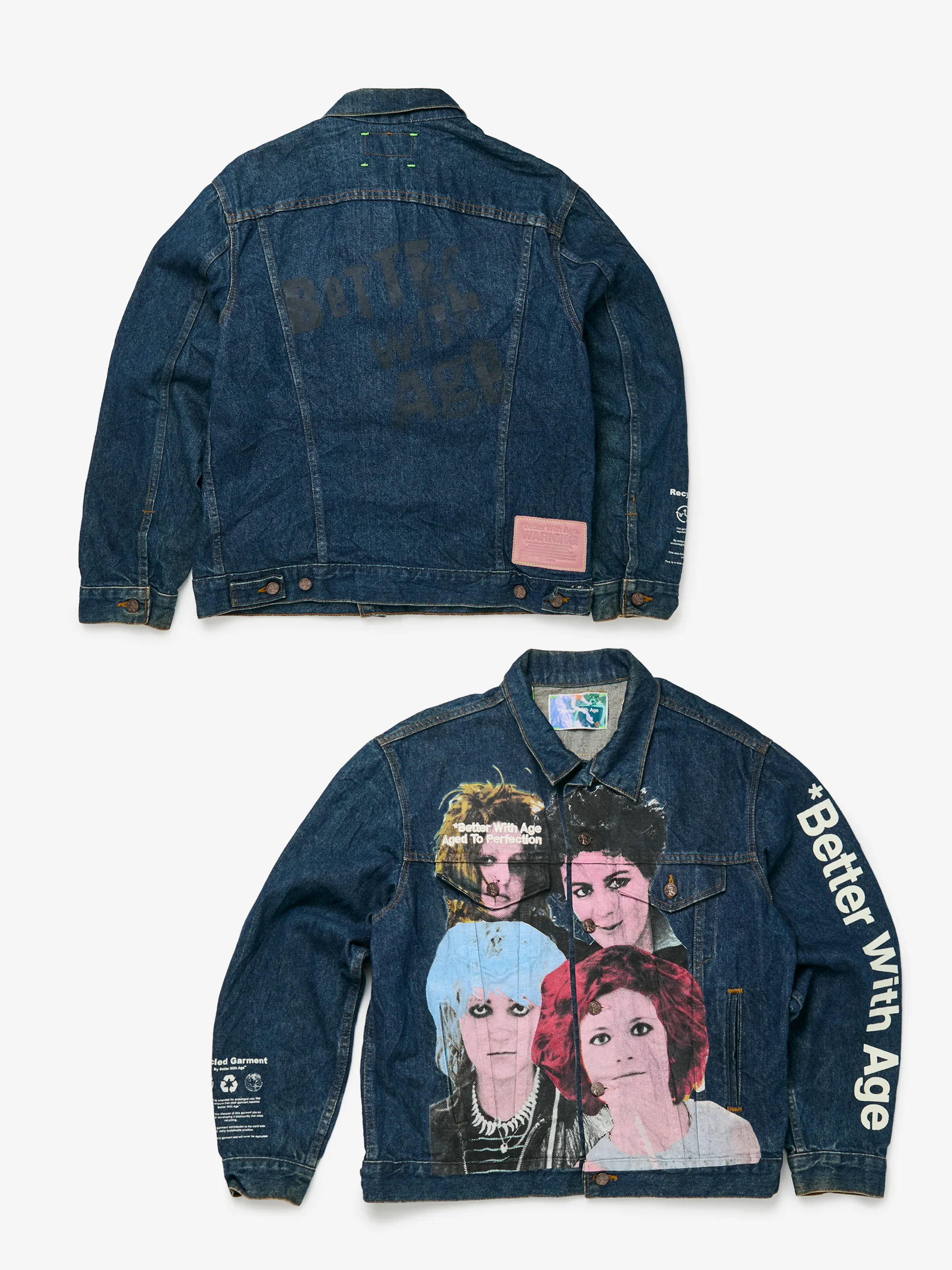 Blanche Denim Trucker Jacket (Indigo/Assorted) - Image 9