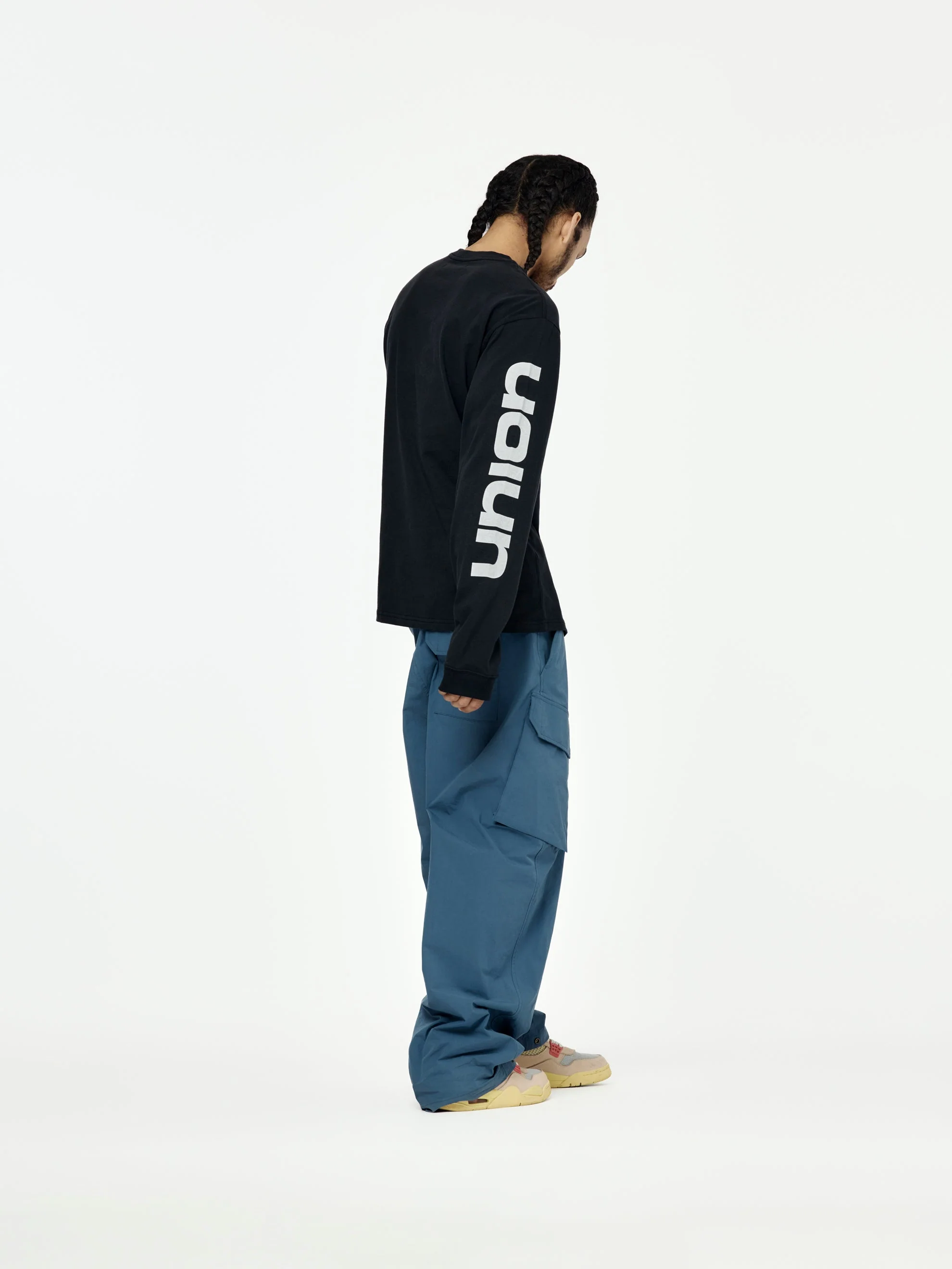 Blanked L/S Tee (Black) - Image 5
