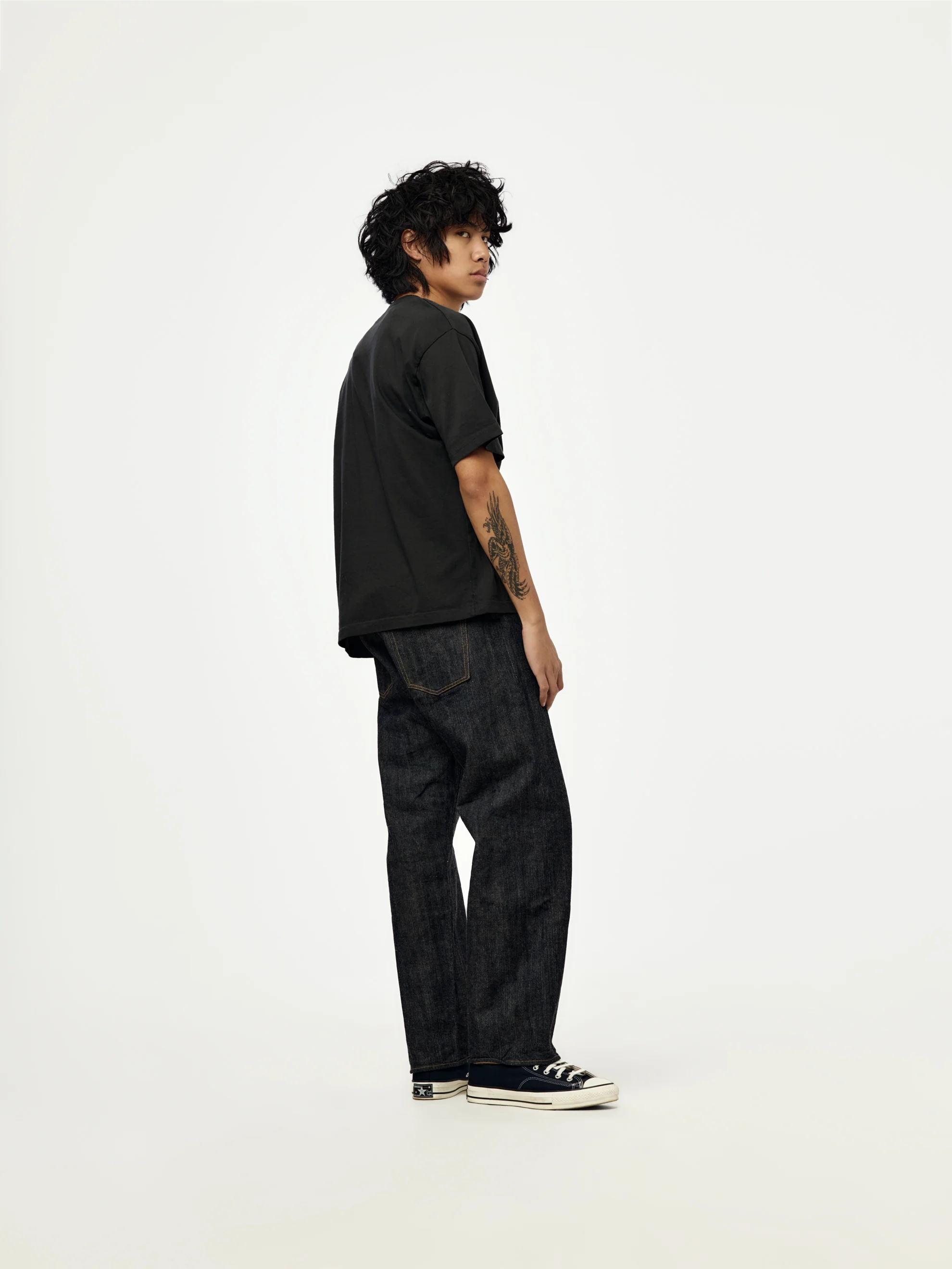 Boxy Pocket Tee (Black) - Image 5