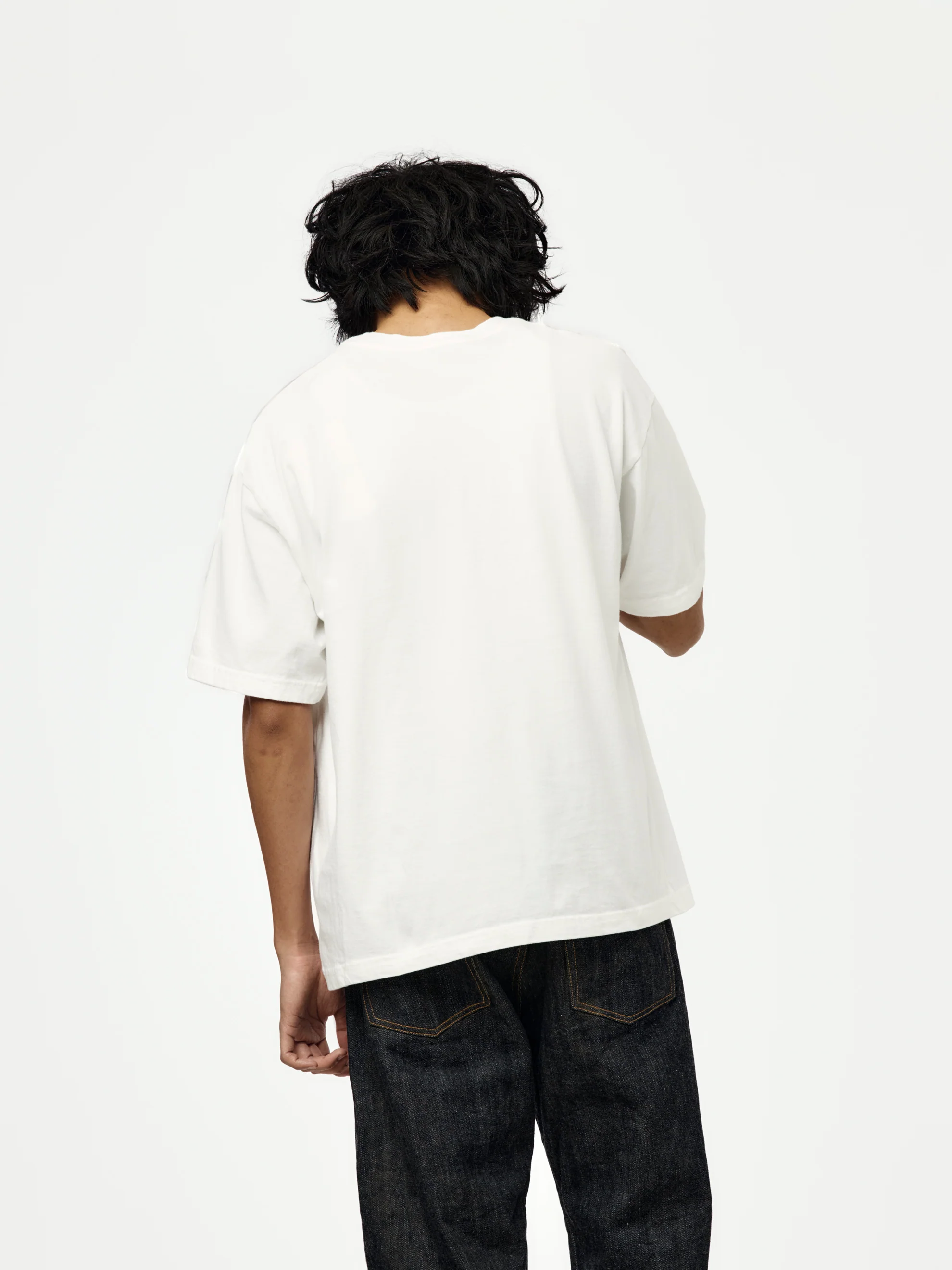 Boxy Pocket Tee (White) - Image 3