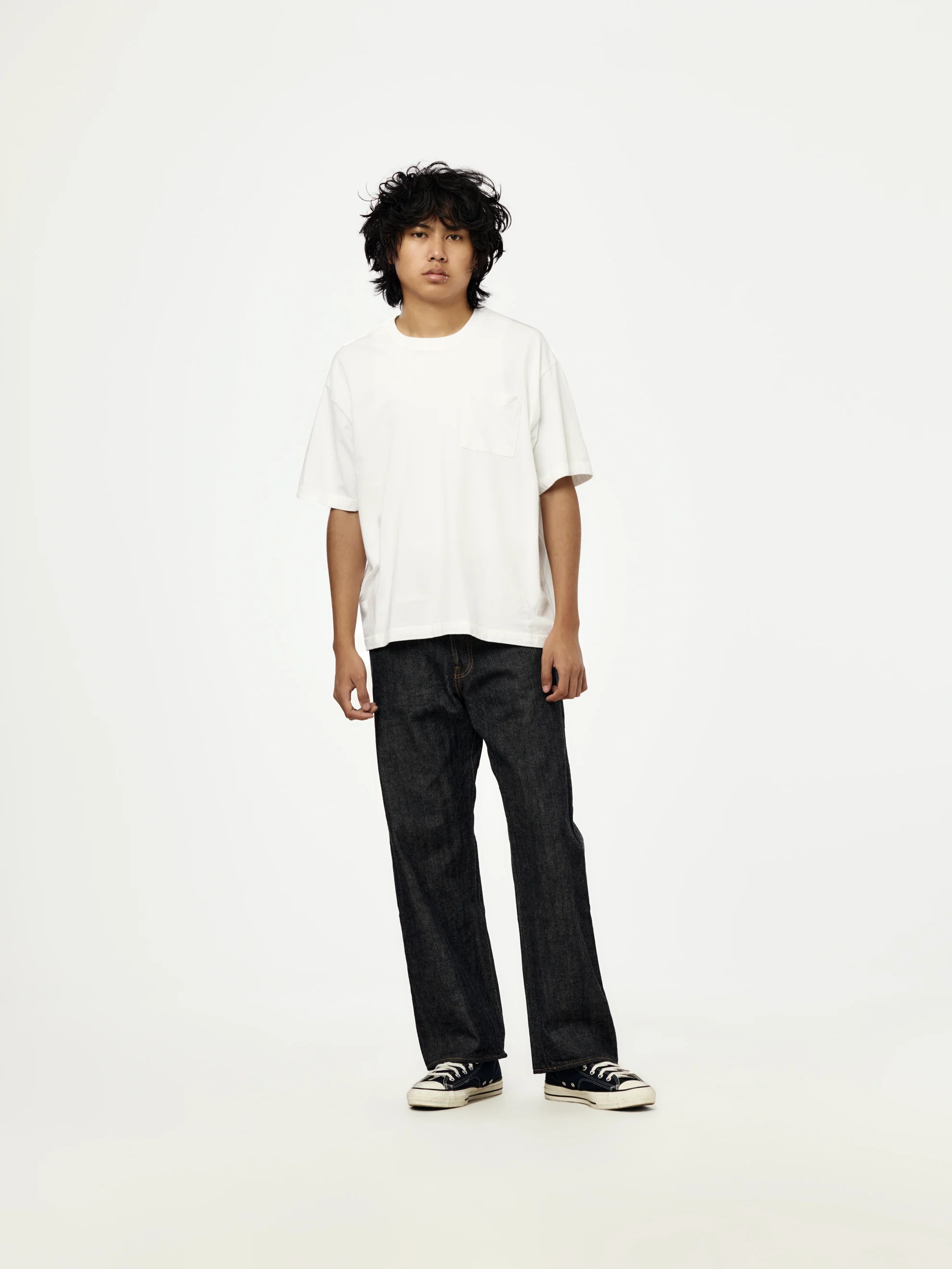 Boxy Pocket Tee (White) - Image 4
