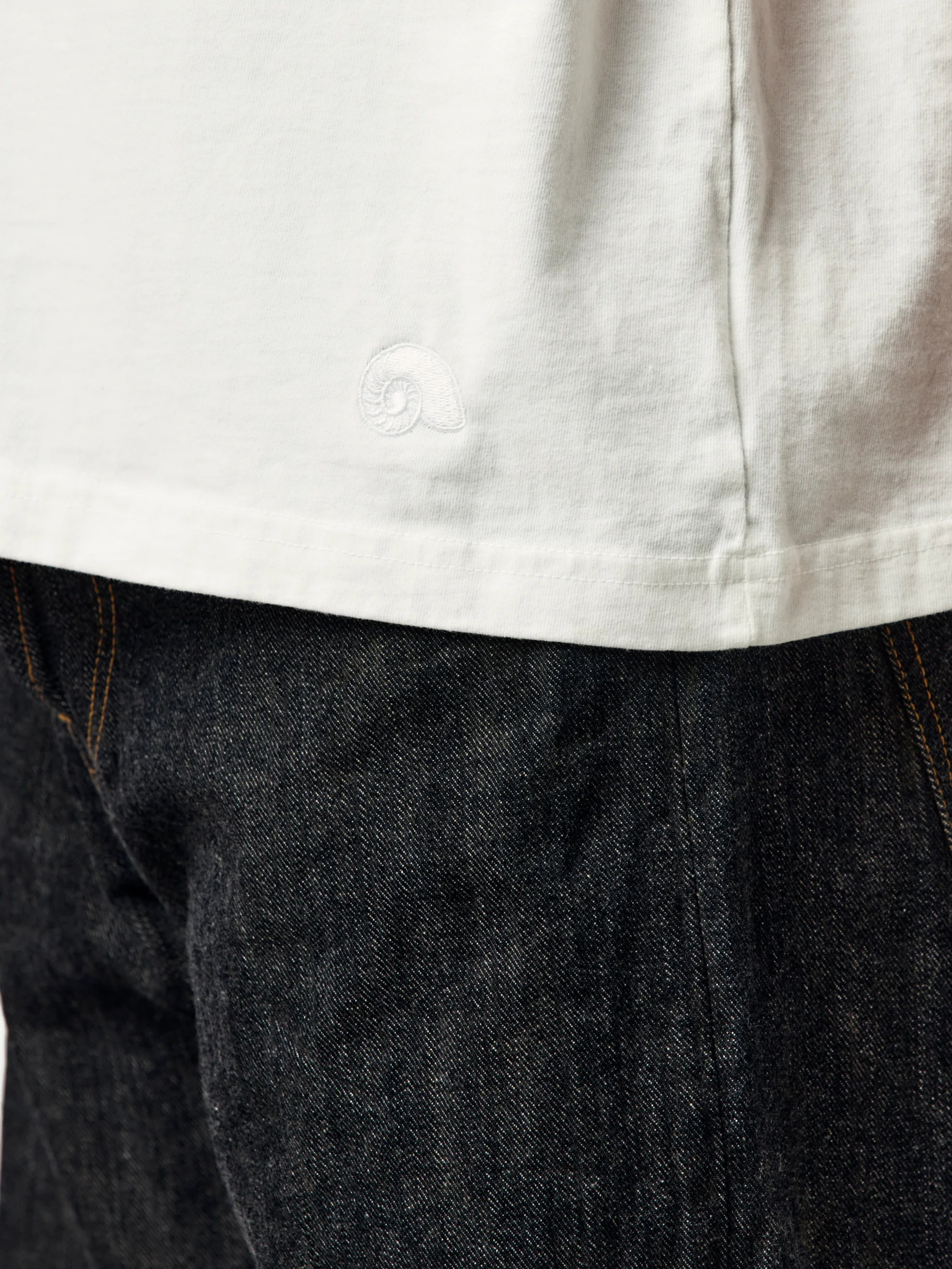 Boxy Pocket Tee (White) - Image 6