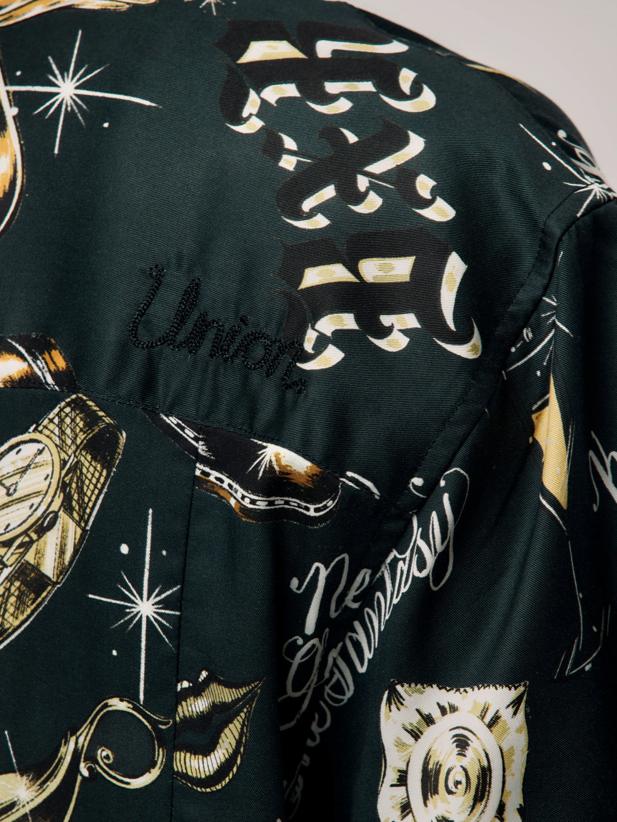 BXR + UNION GENTS OF DESIRE S/S BUTTON UP SHIRT (Black) - Image 6