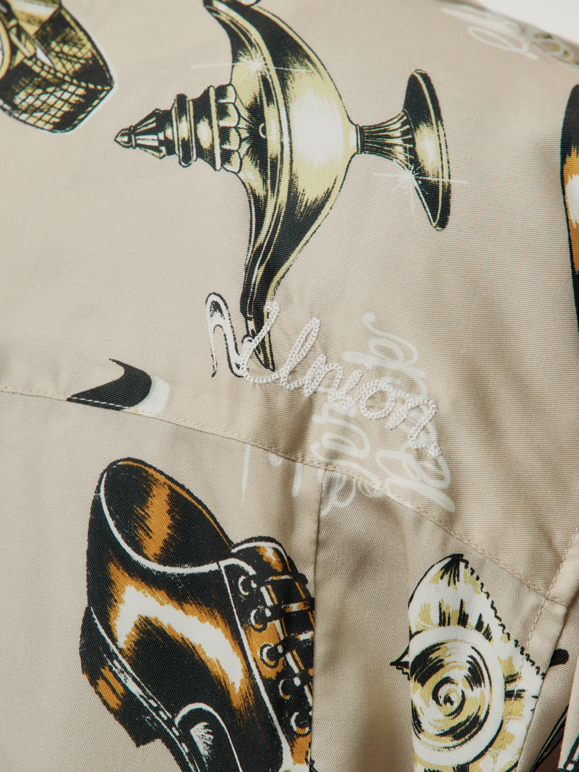 BXR + UNION GENTS OF DESIRE S/S BUTTON UP SHIRT (Grey) - Image 6