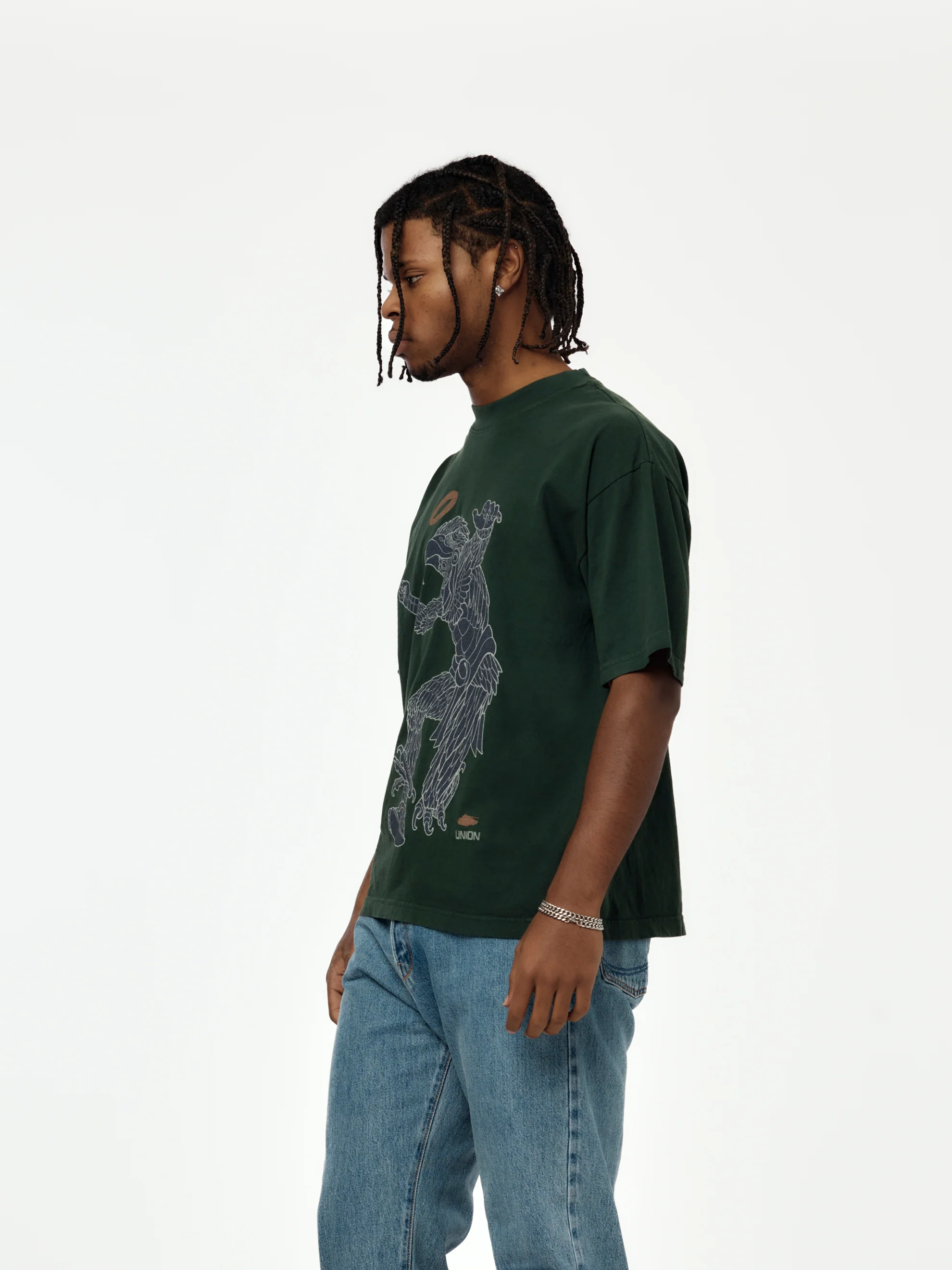 Union x HEADQUARTER Caballero Aguila Tee (Ivy) - Image 2