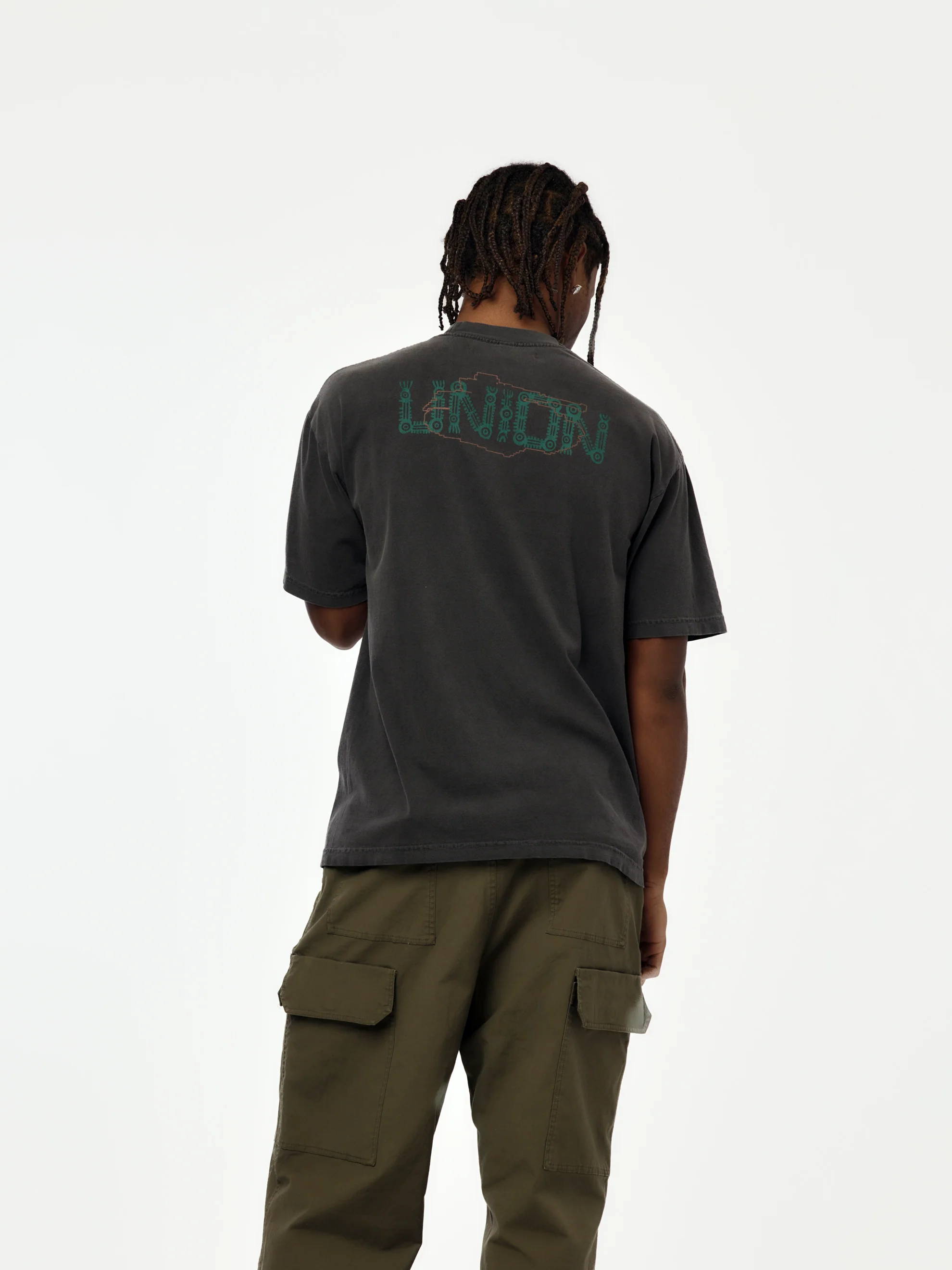 Union x HEADQUARTER Caballero Aguila Tee (Vintage Black) - Image 3