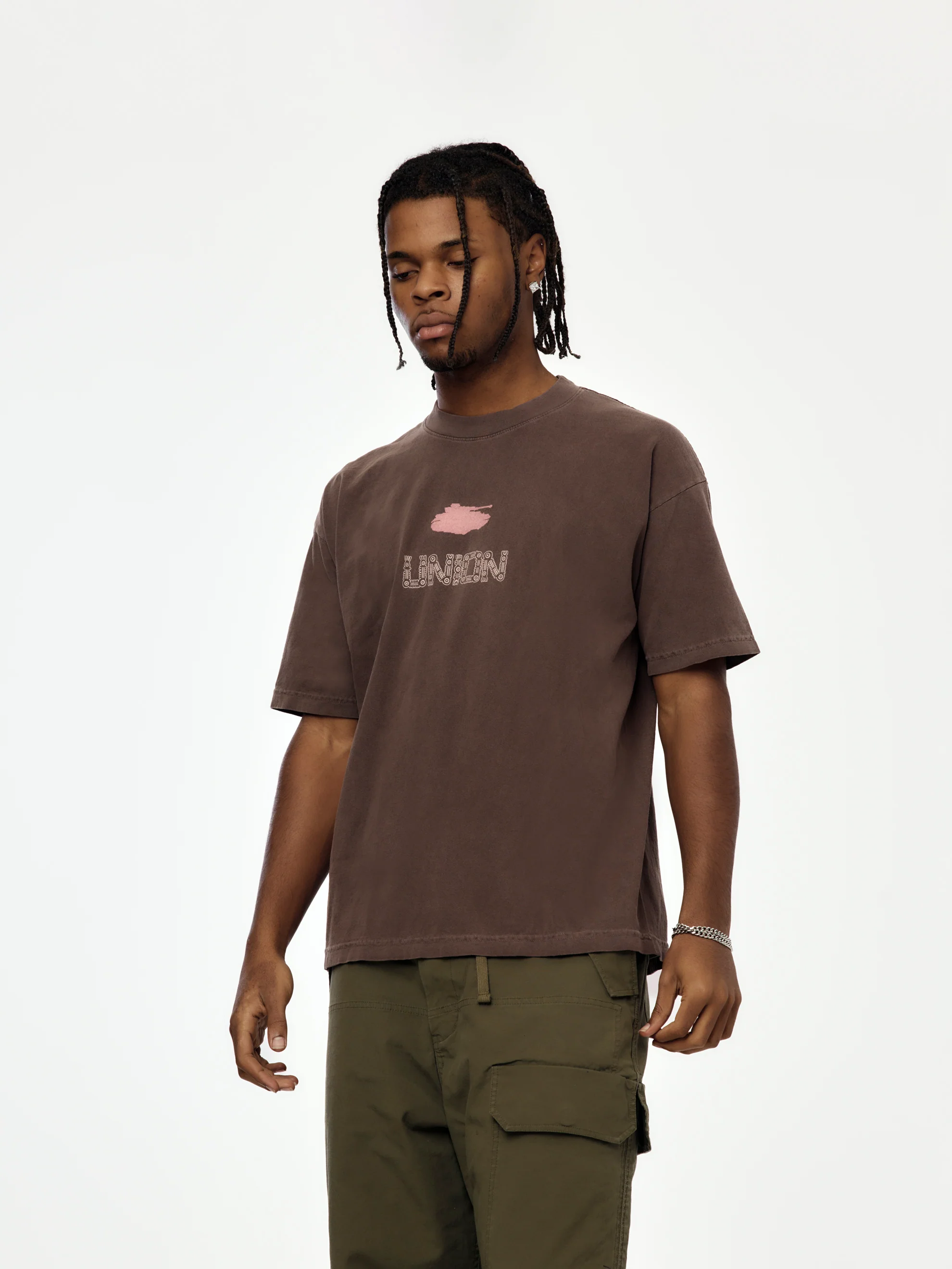 Union x HEADQUARTER Caballero Venado Tee (Clove) - Image 2
