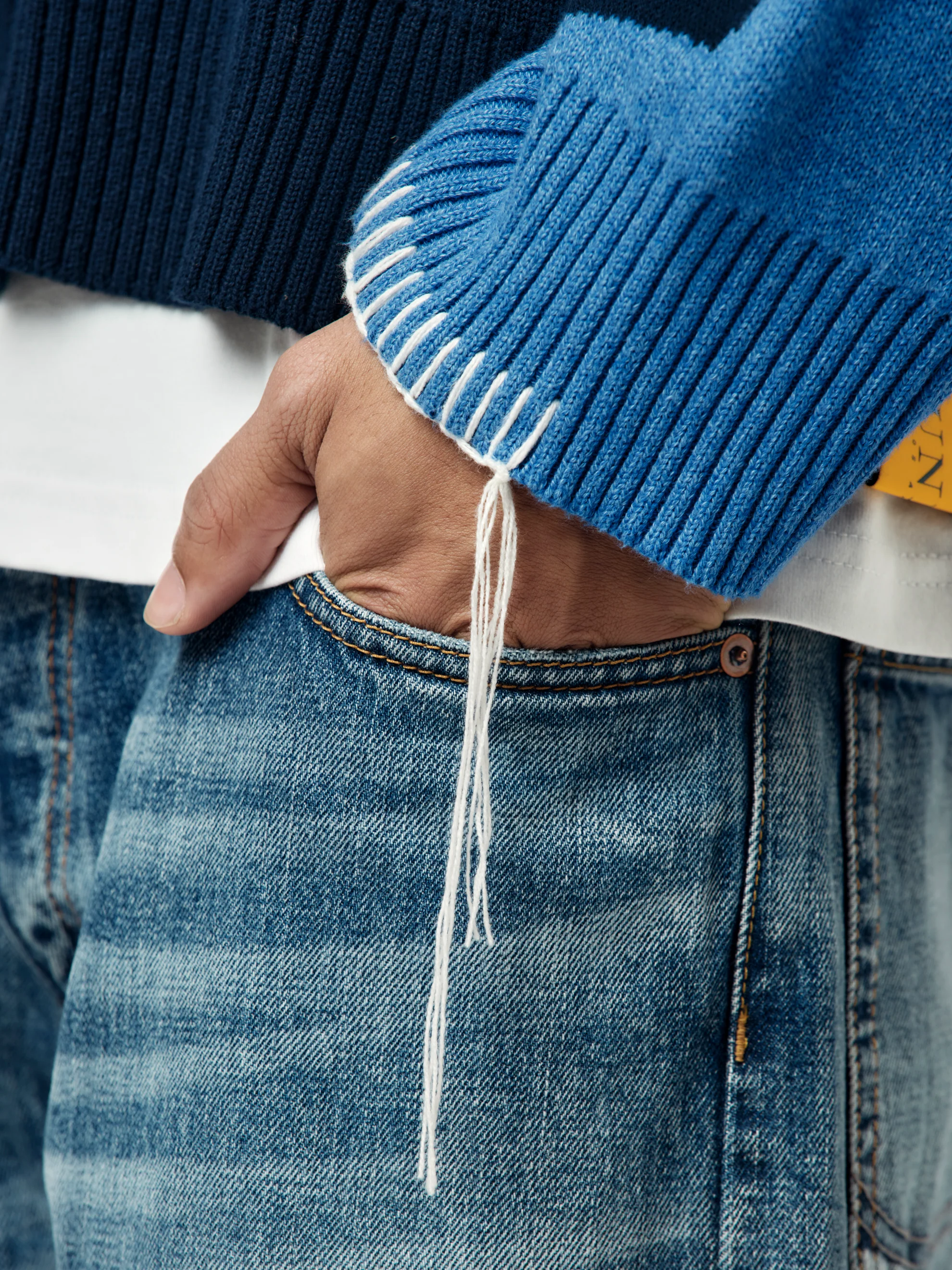 Carter L/S Sweater (Navy) - Image 7