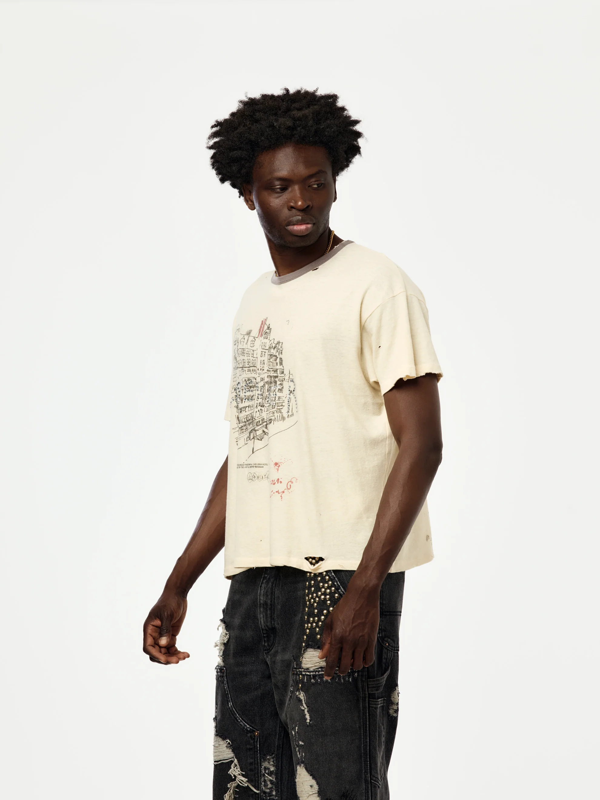 CHELSEay Hotel Tee (Vintage Cream) - Image 2
