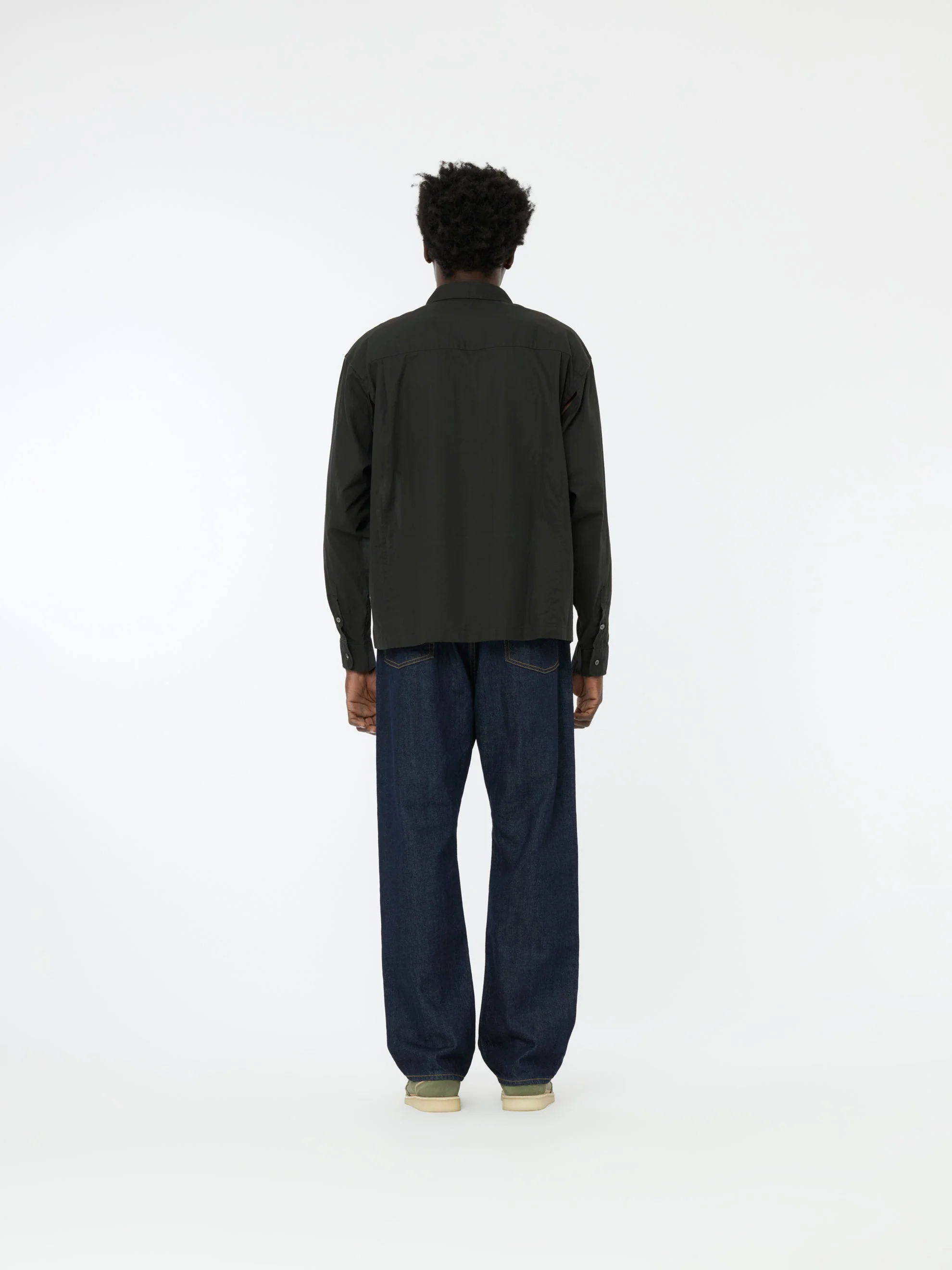 Collar BD Shirt (Black) - Image 4