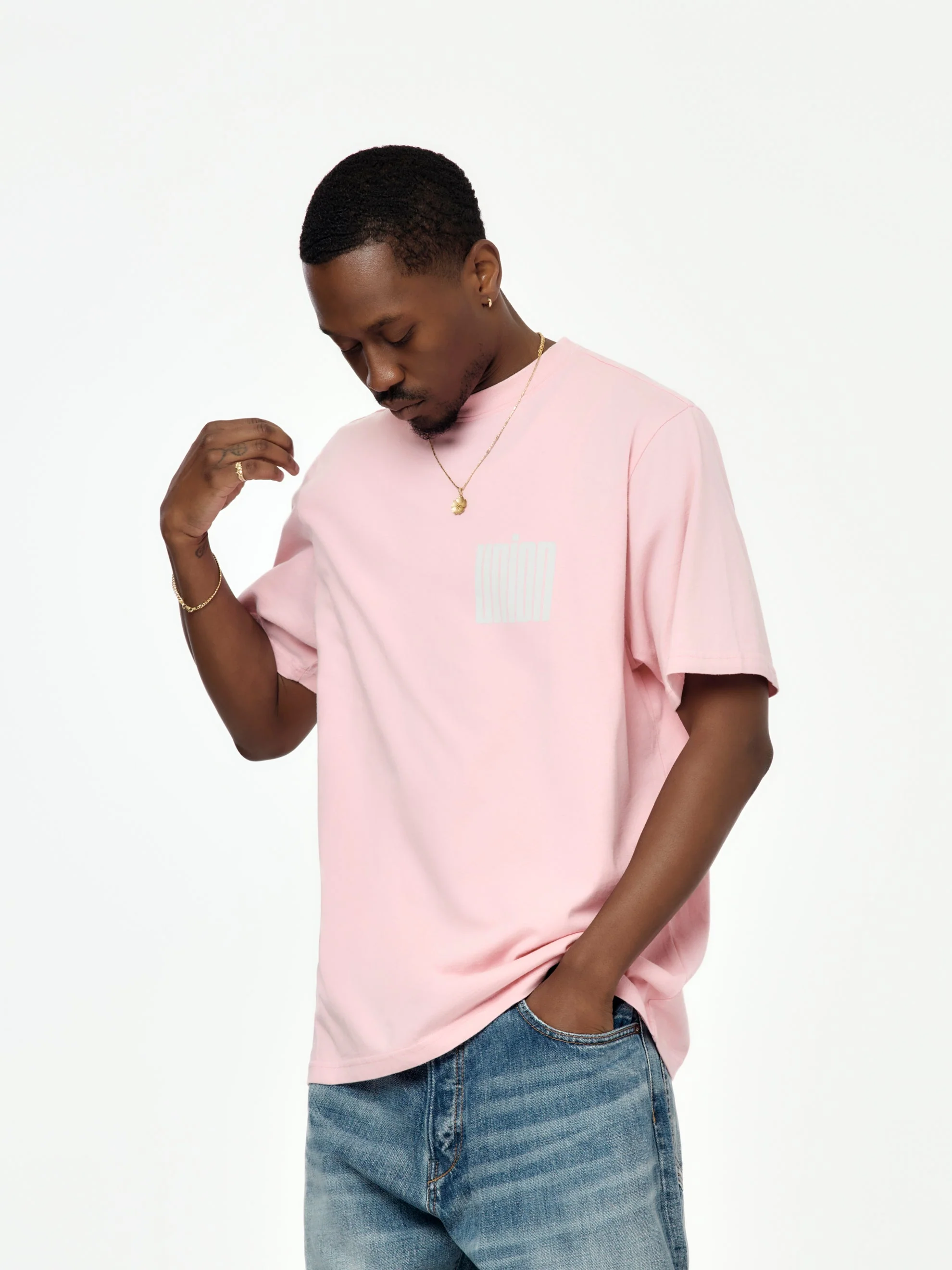 Condensed Tee (Pink Rose) - Image 2